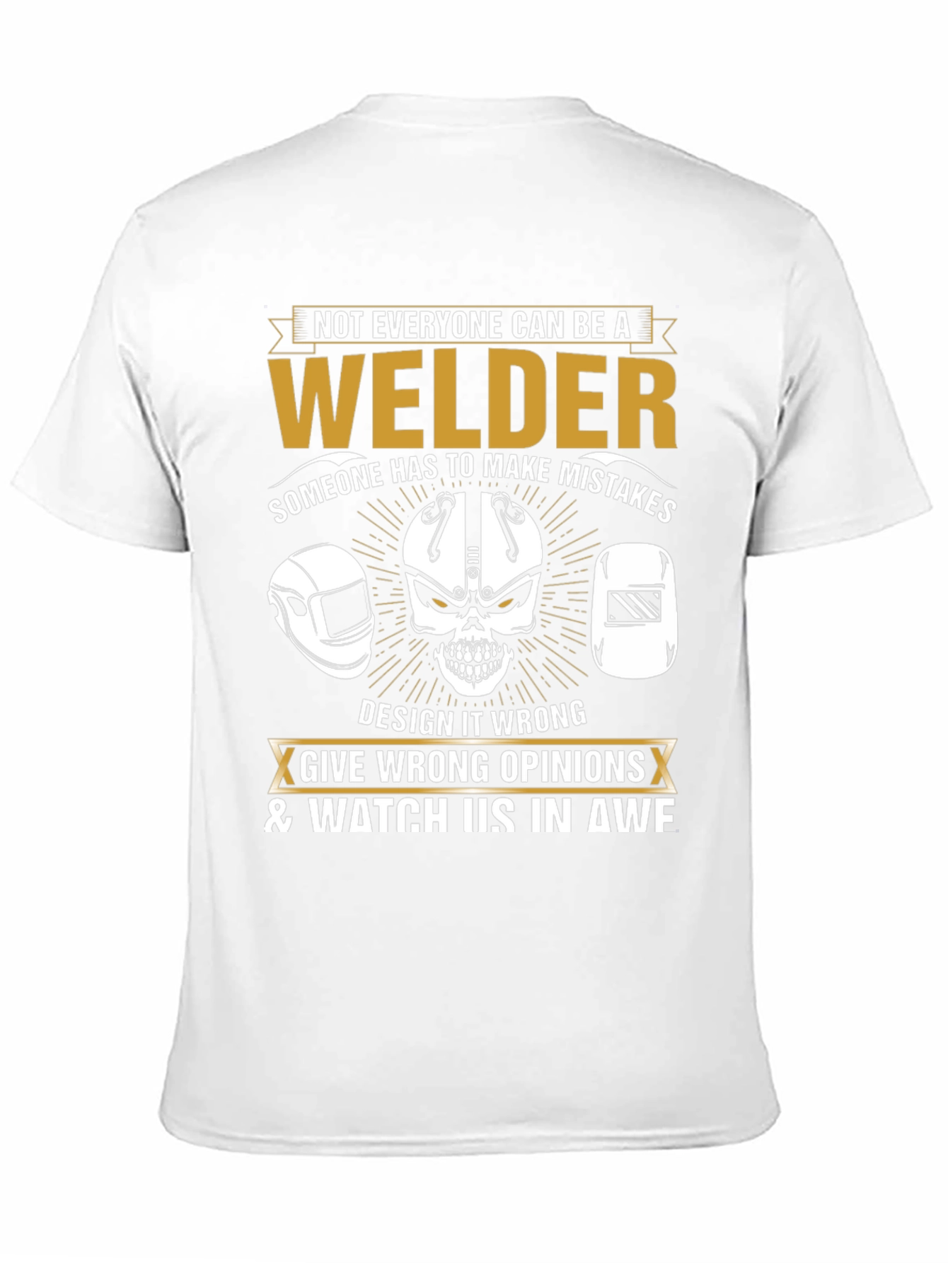 Black Welder T-Shirt: Not Everyone Can Be A Welder Funny Tee view 11