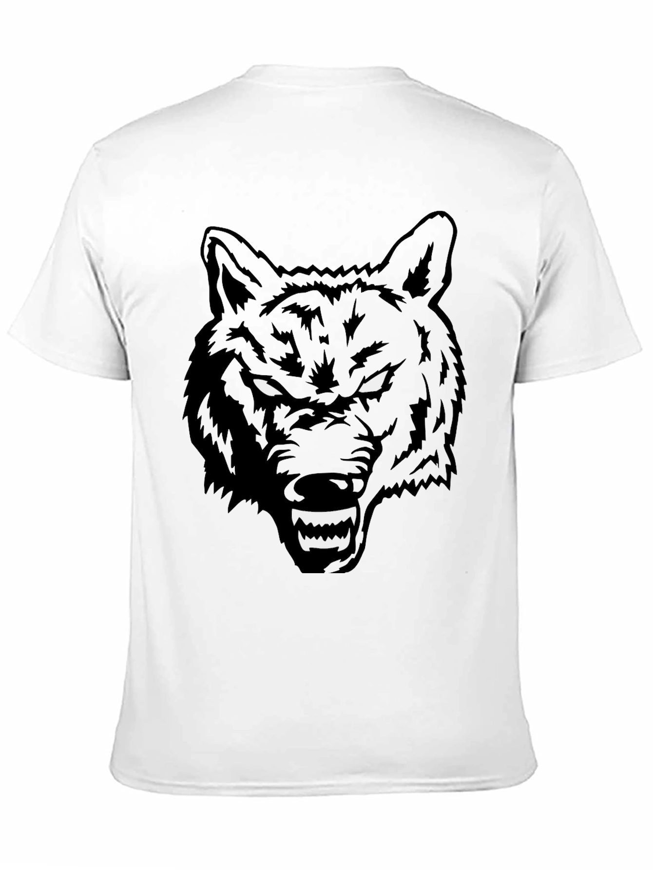 Black Black Wolf Graphic Tee - Men's Short Sleeve Shirt view 11