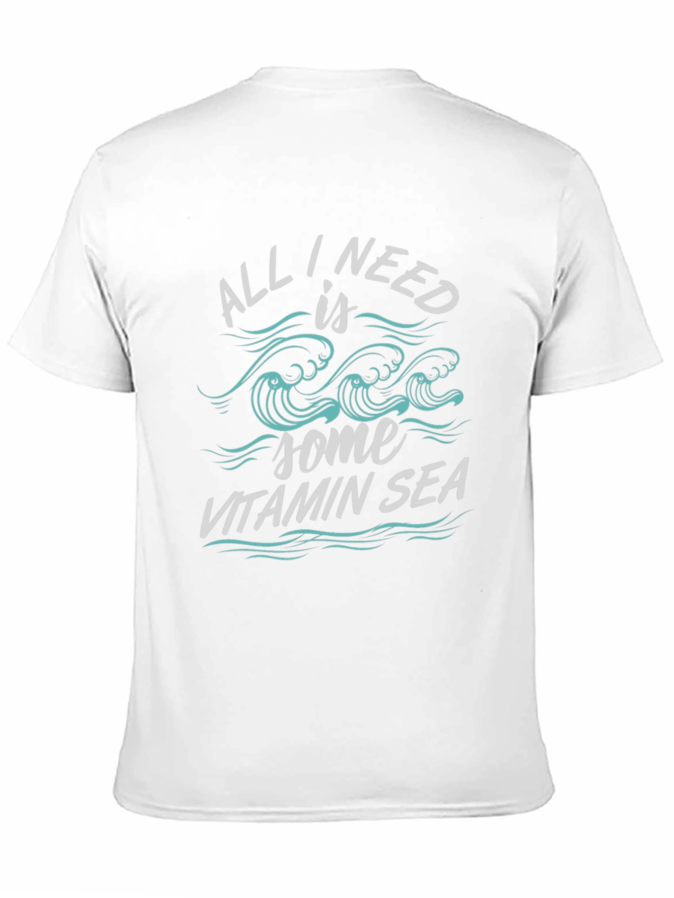 Black Vitamin Sea Graphic Tee - Black Cotton Comfort view 11