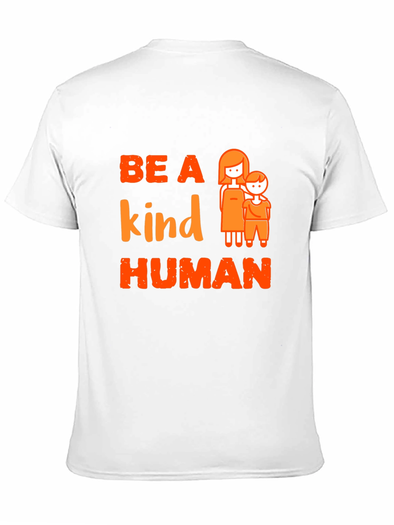 Black Be a Kind Human Graphic Tee view 11