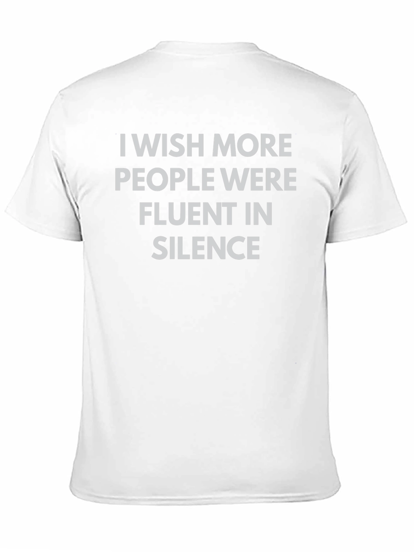 Black Fluent in Silence T-Shirt - Soft Cotton Tee view 11