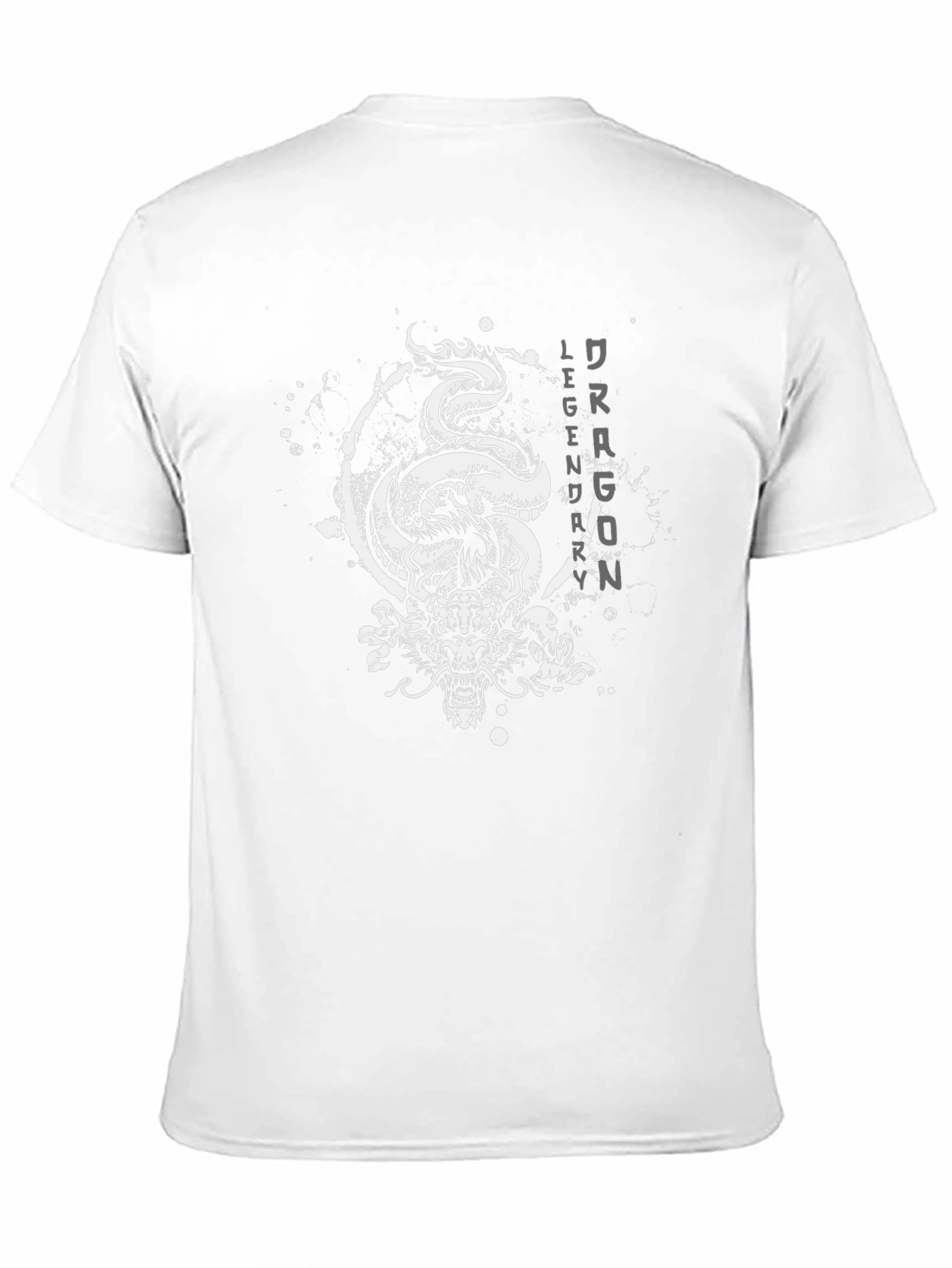 Black Dragon Legend Graphic Black T-Shirt view 11