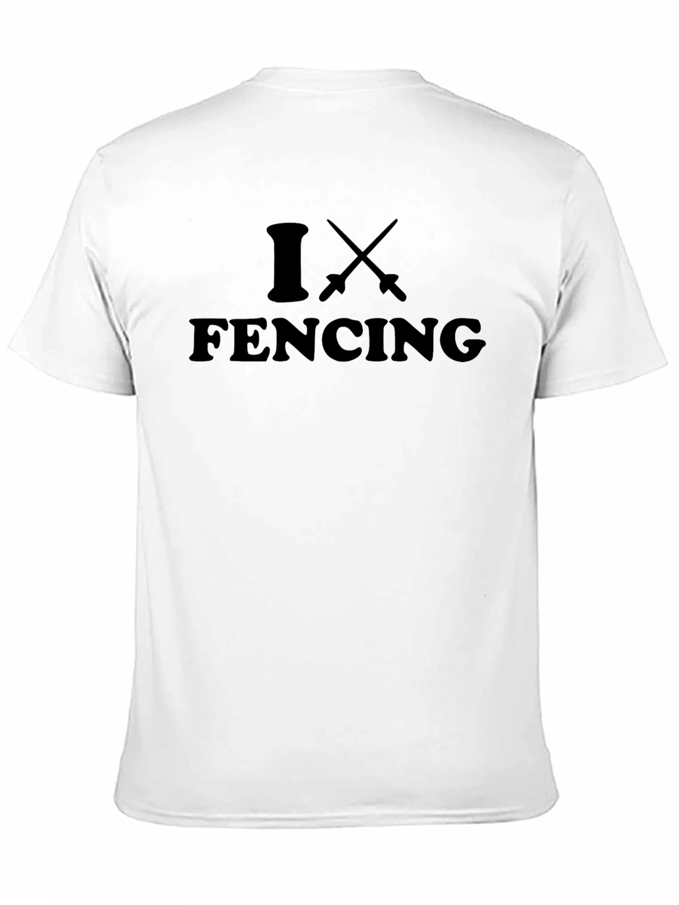 Black I Fencing Black T-Shirt view 11