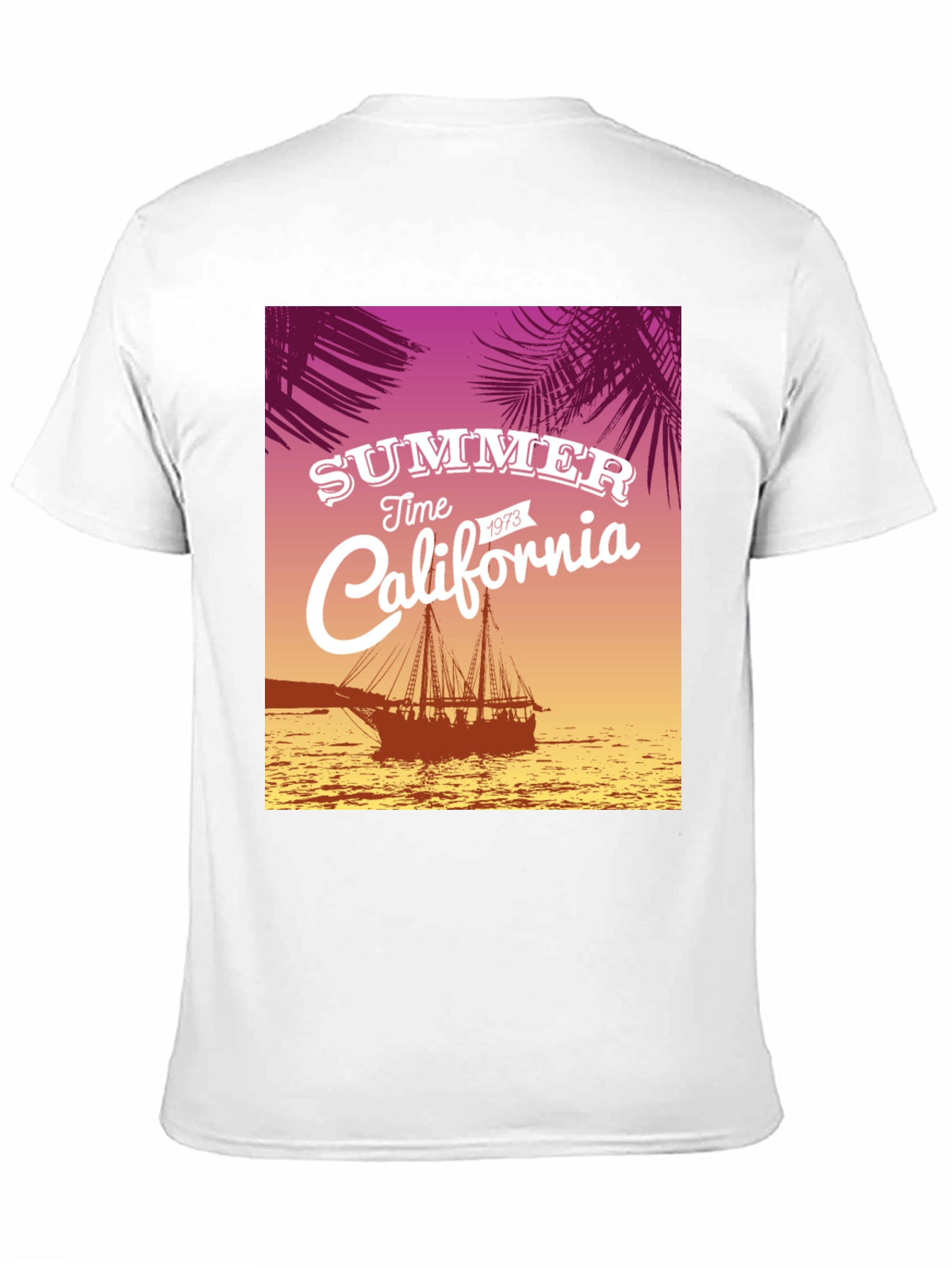 Black Summer Time California Tee view 11