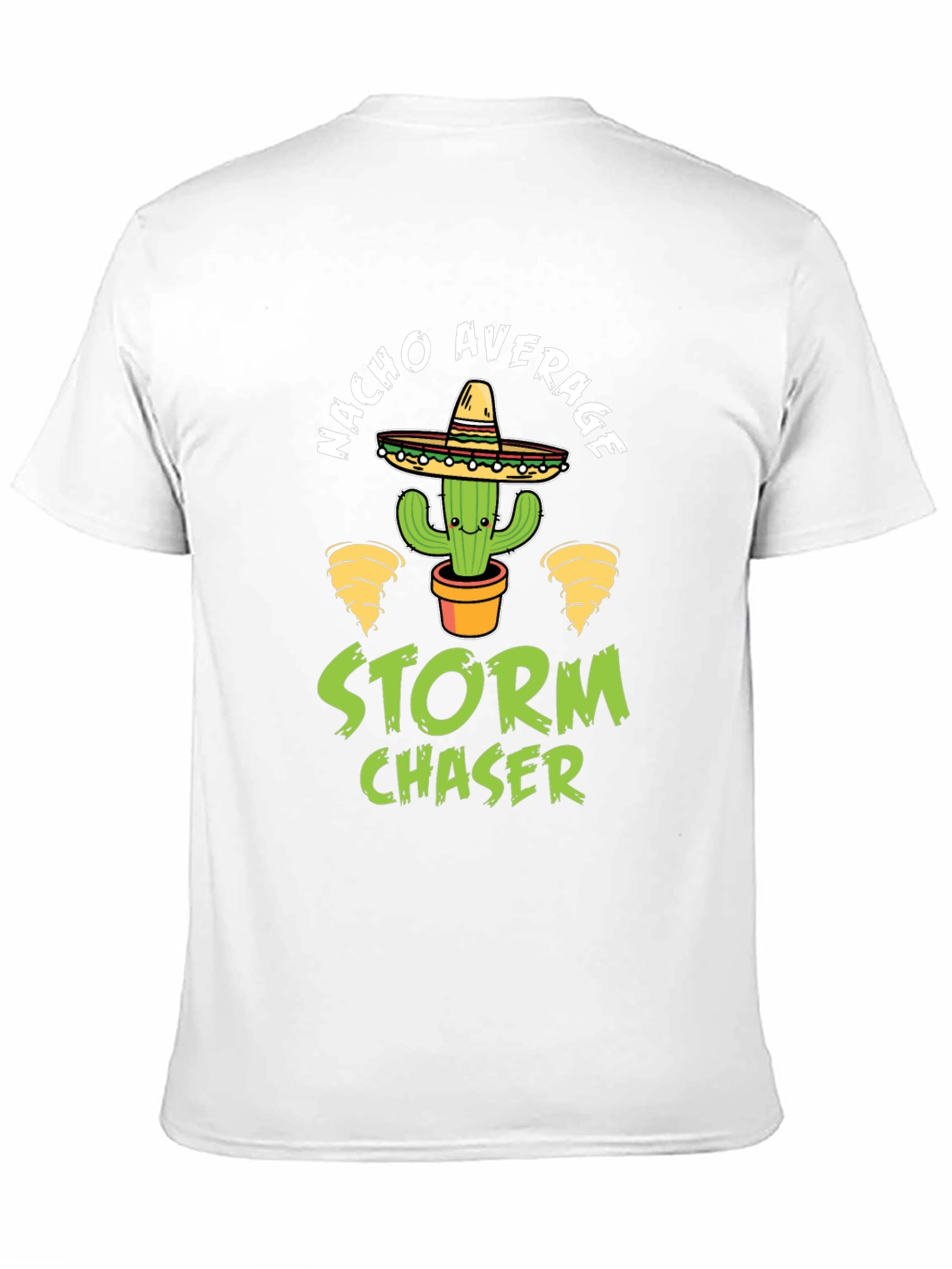 Black Nacho Average Storm Chaser T-Shirt view 11