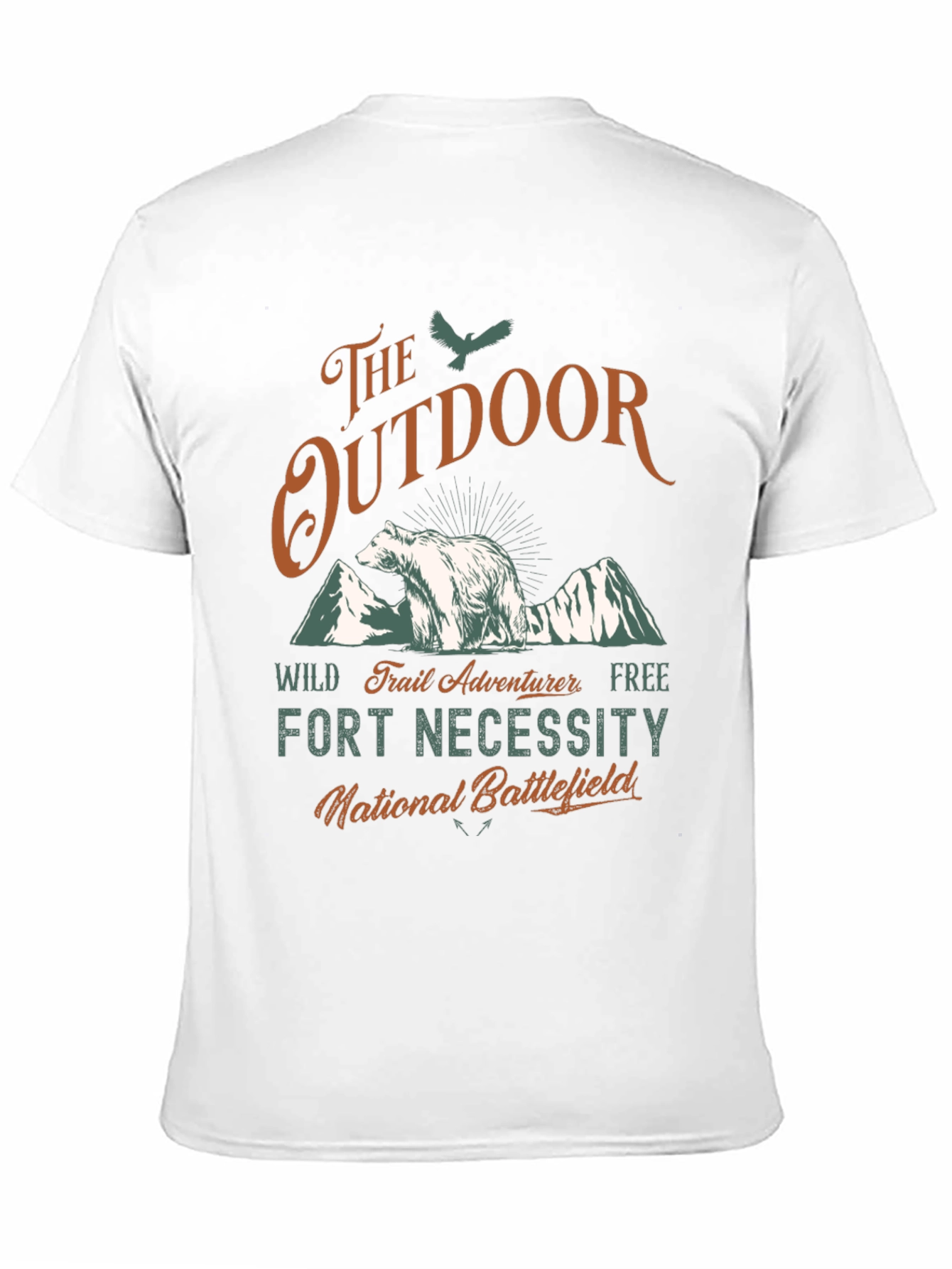 Black Outdoor Adventure Graphic Tee view 11
