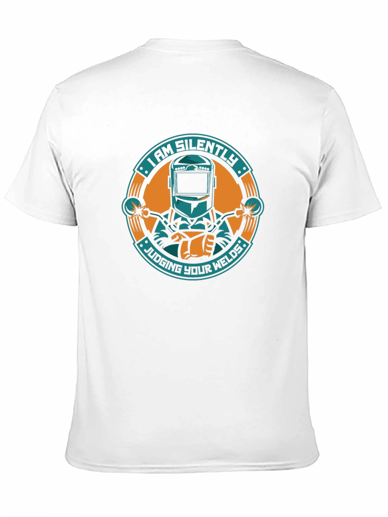 Black I Am Silently Judging Your Welds T-Shirt view 11