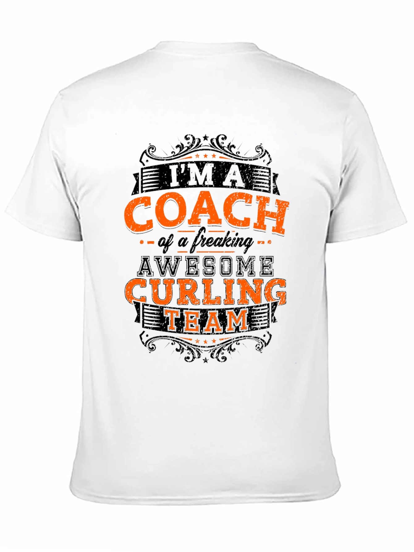 Curling Coach T-Shirt - Awesome Team Pride - 11