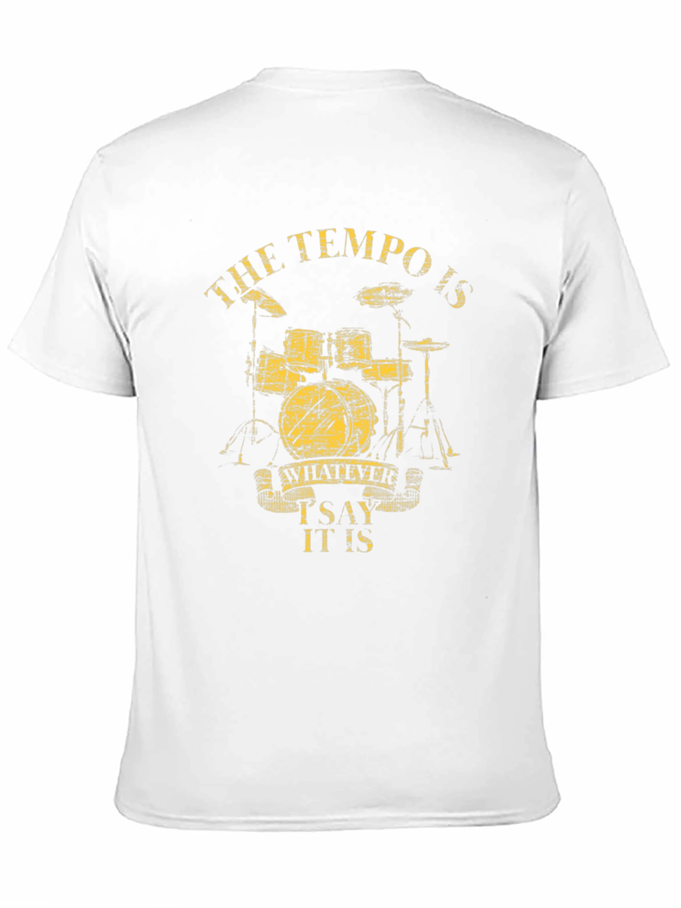 Black Drummer T-Shirt - The Tempo is Whatever I Say It Is - Band Tee view 11