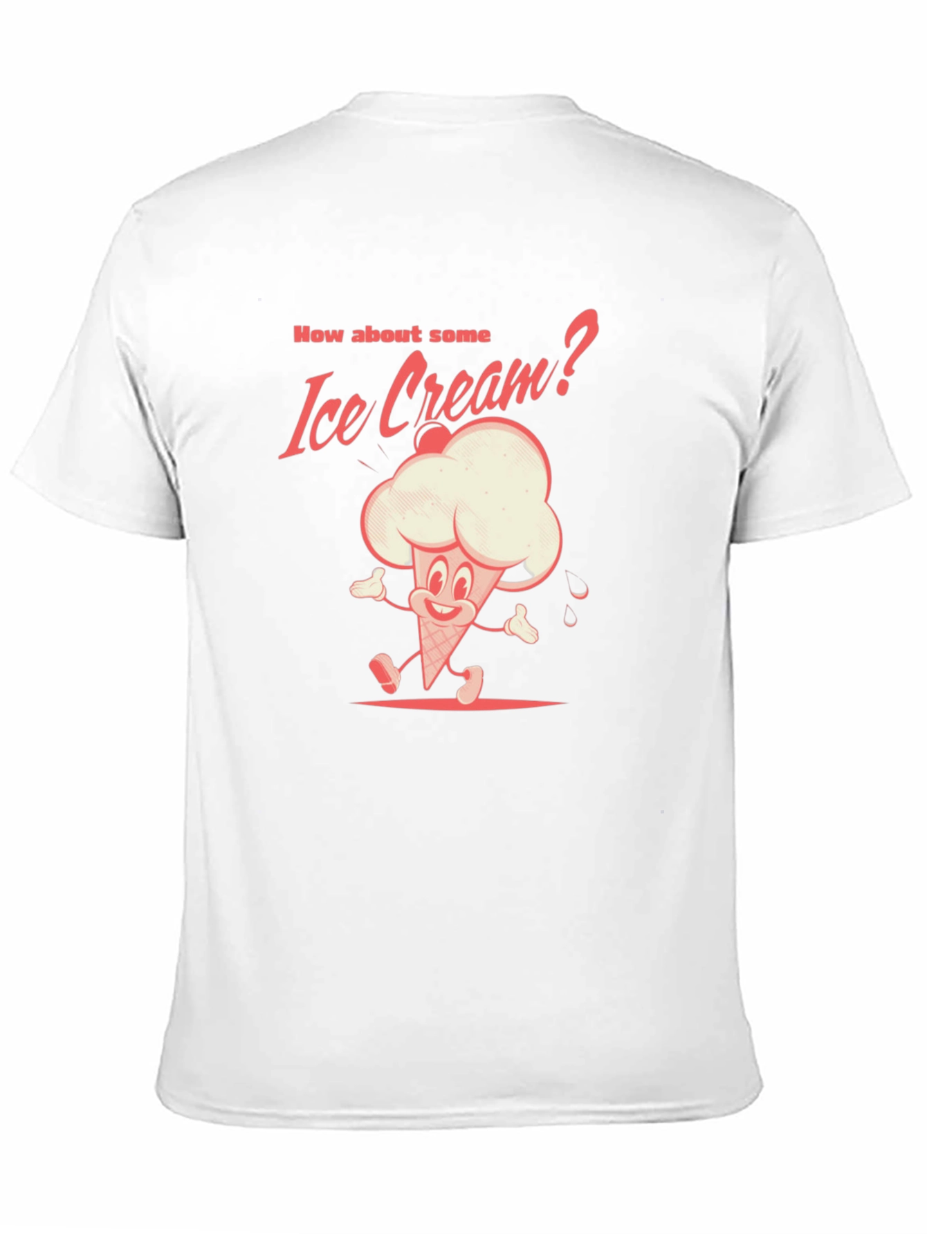 Black Retro Ice Cream T-Shirt - Fun Foodie Tee view 11