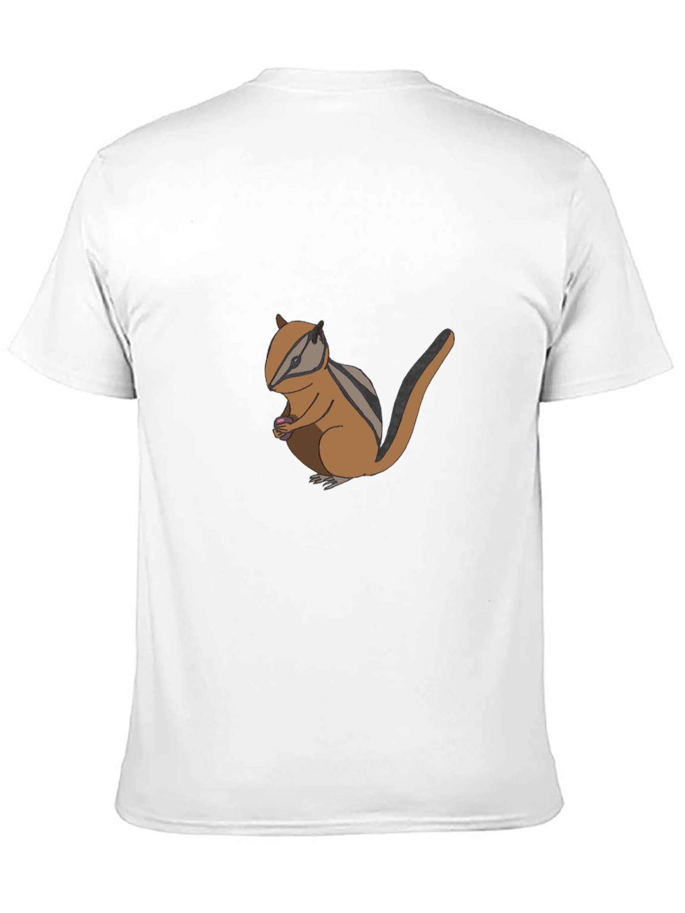 Black Chipmunk Graphic Tee - Cute Animal Print view 11