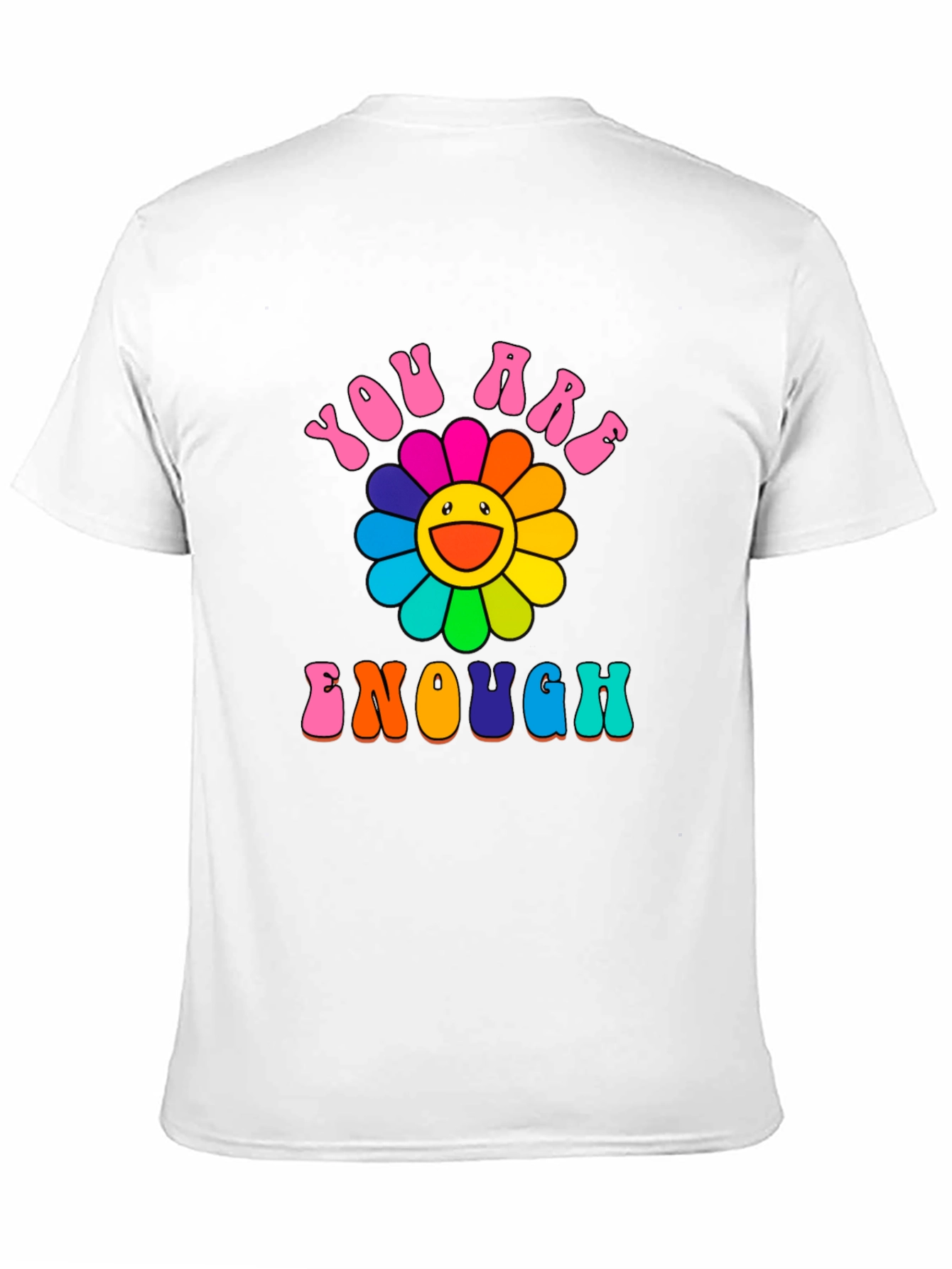 Black You Are Enough Graphic T-Shirt view 11