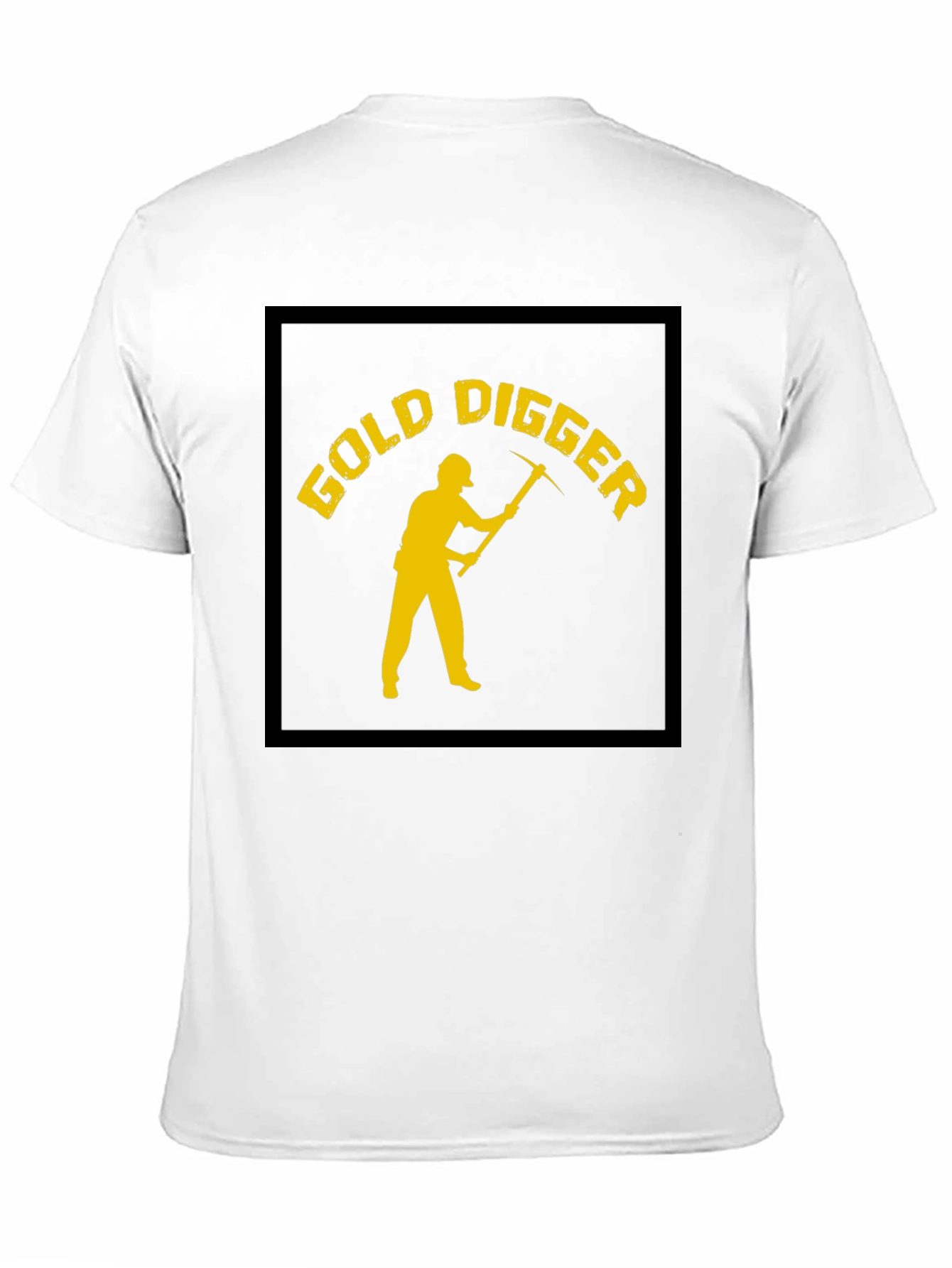 Black Gold Digger T-Shirt - Novelty Graphic Tee view 11