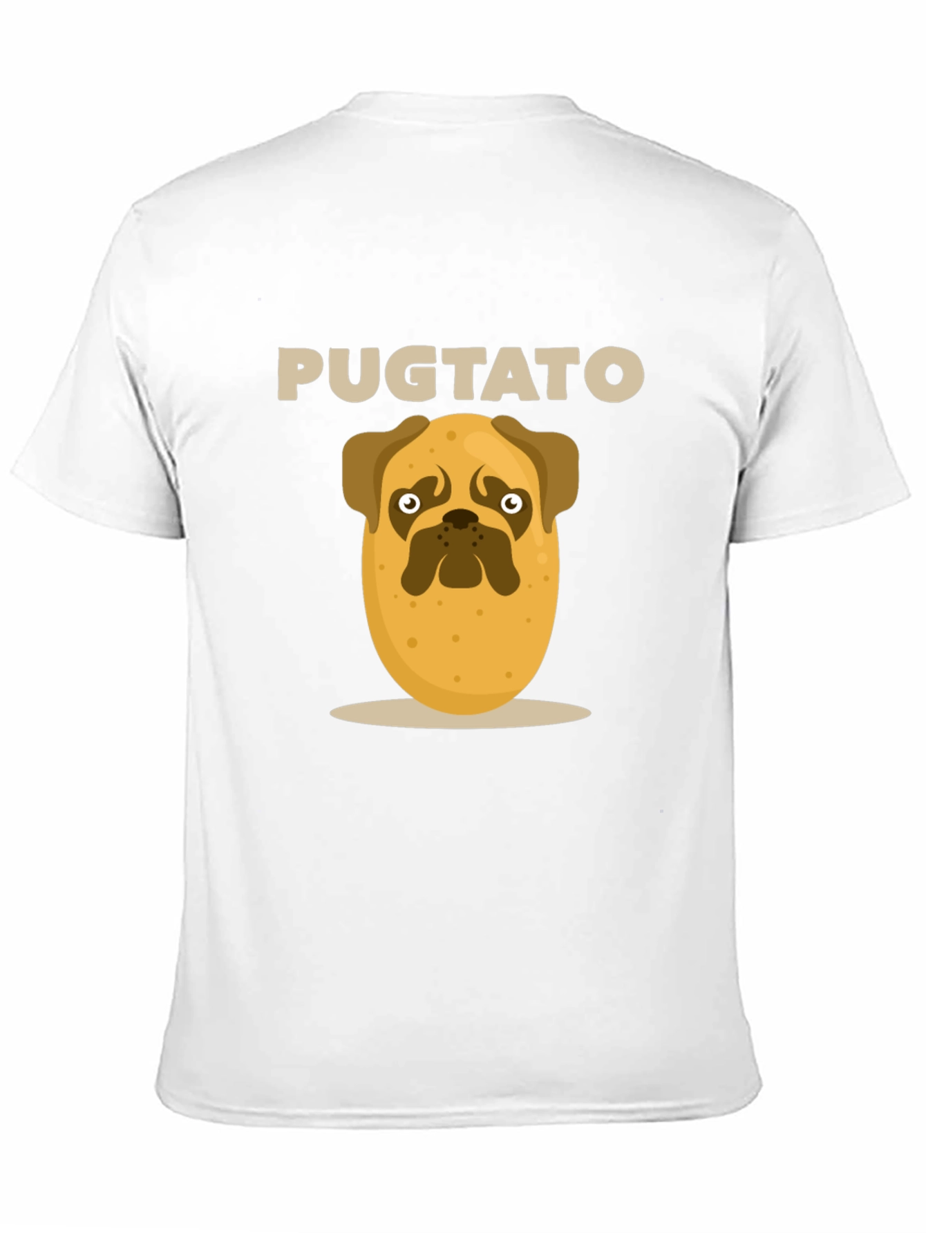 Black Pugtato Funny Graphic Tee view 11