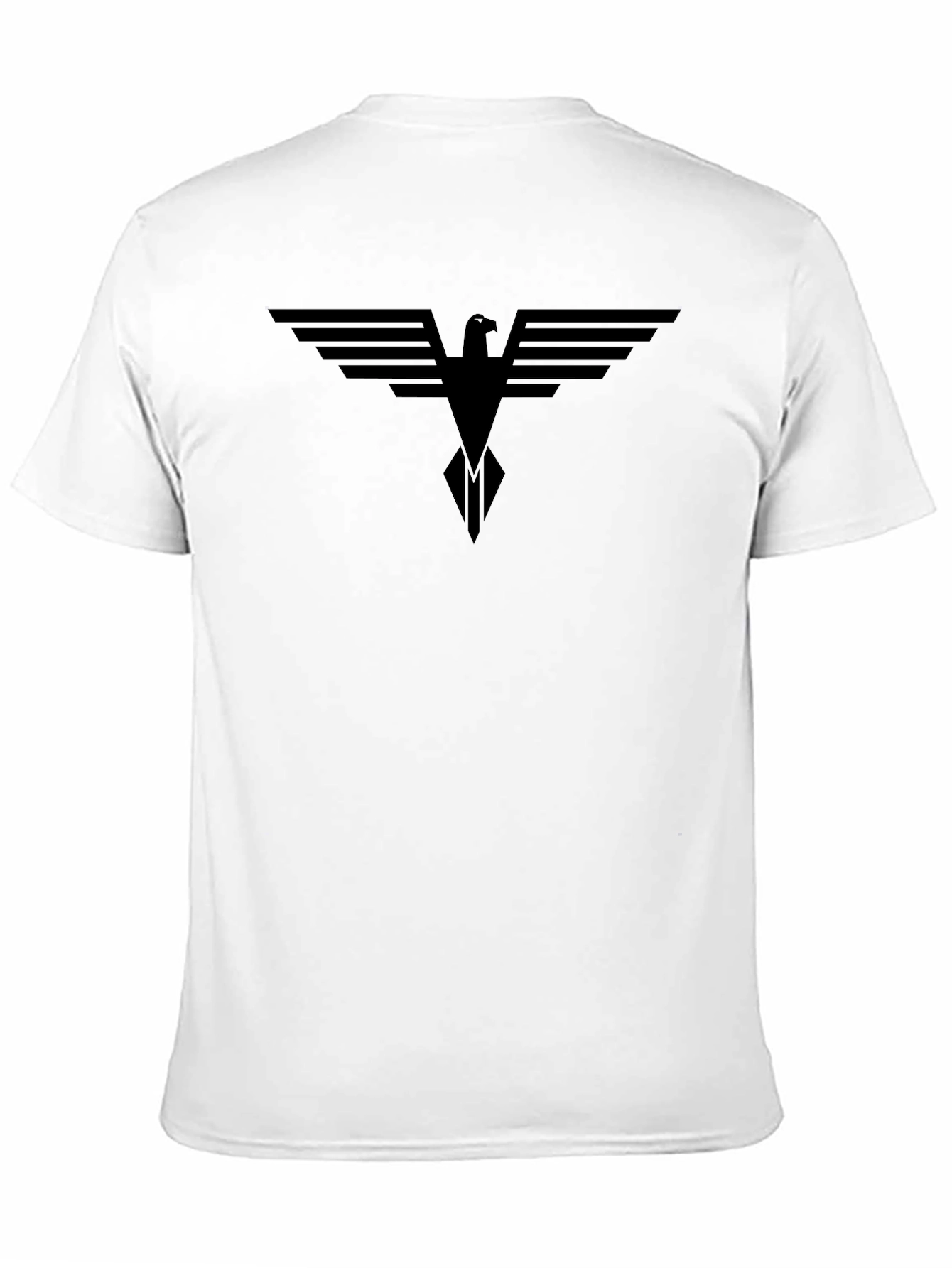 Black Men's Black Eagle Graphic T-Shirt view 11