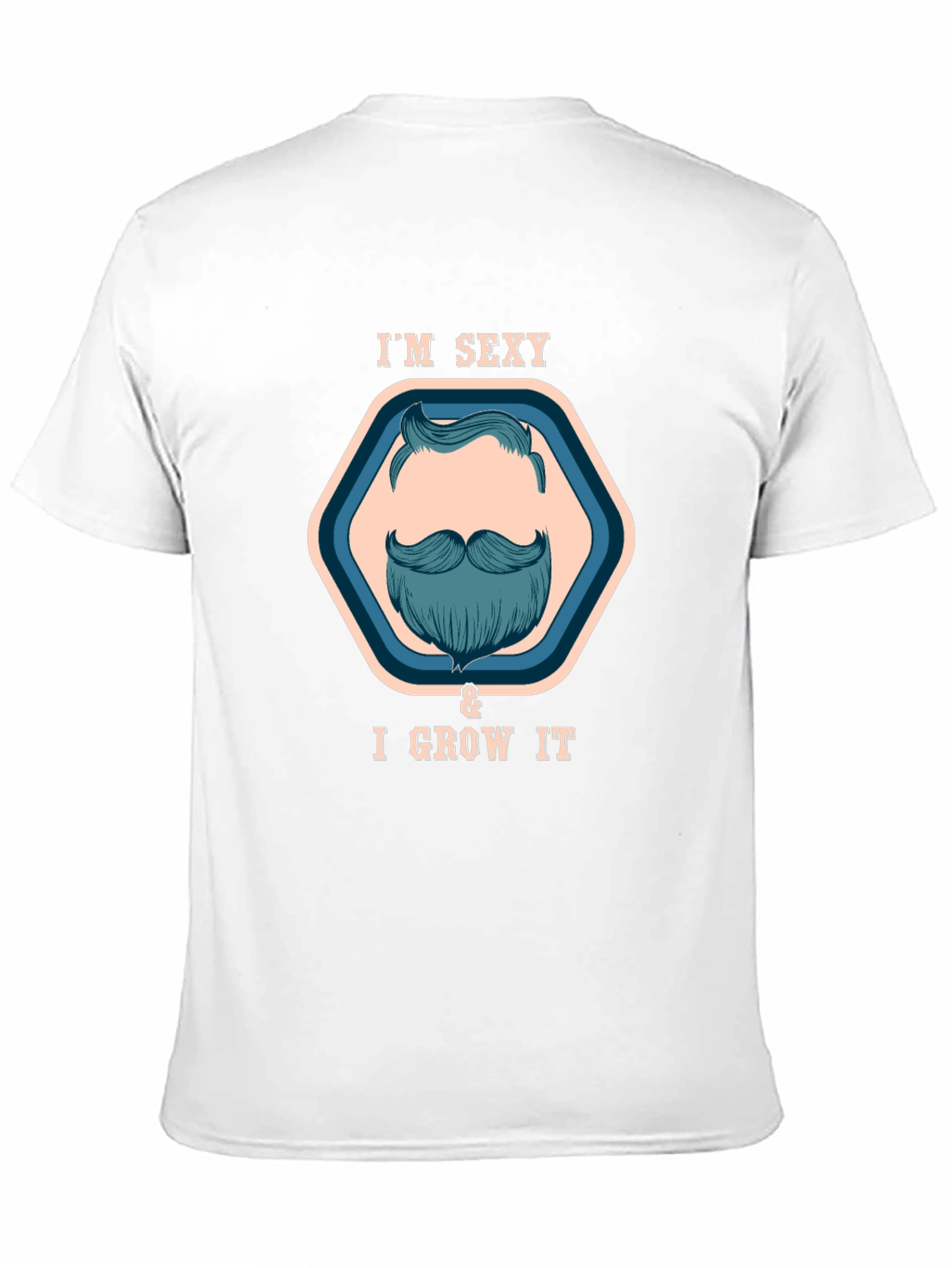 Black I'm Sexy & I Grow It T-Shirt, Funny Beard Shirt view 11