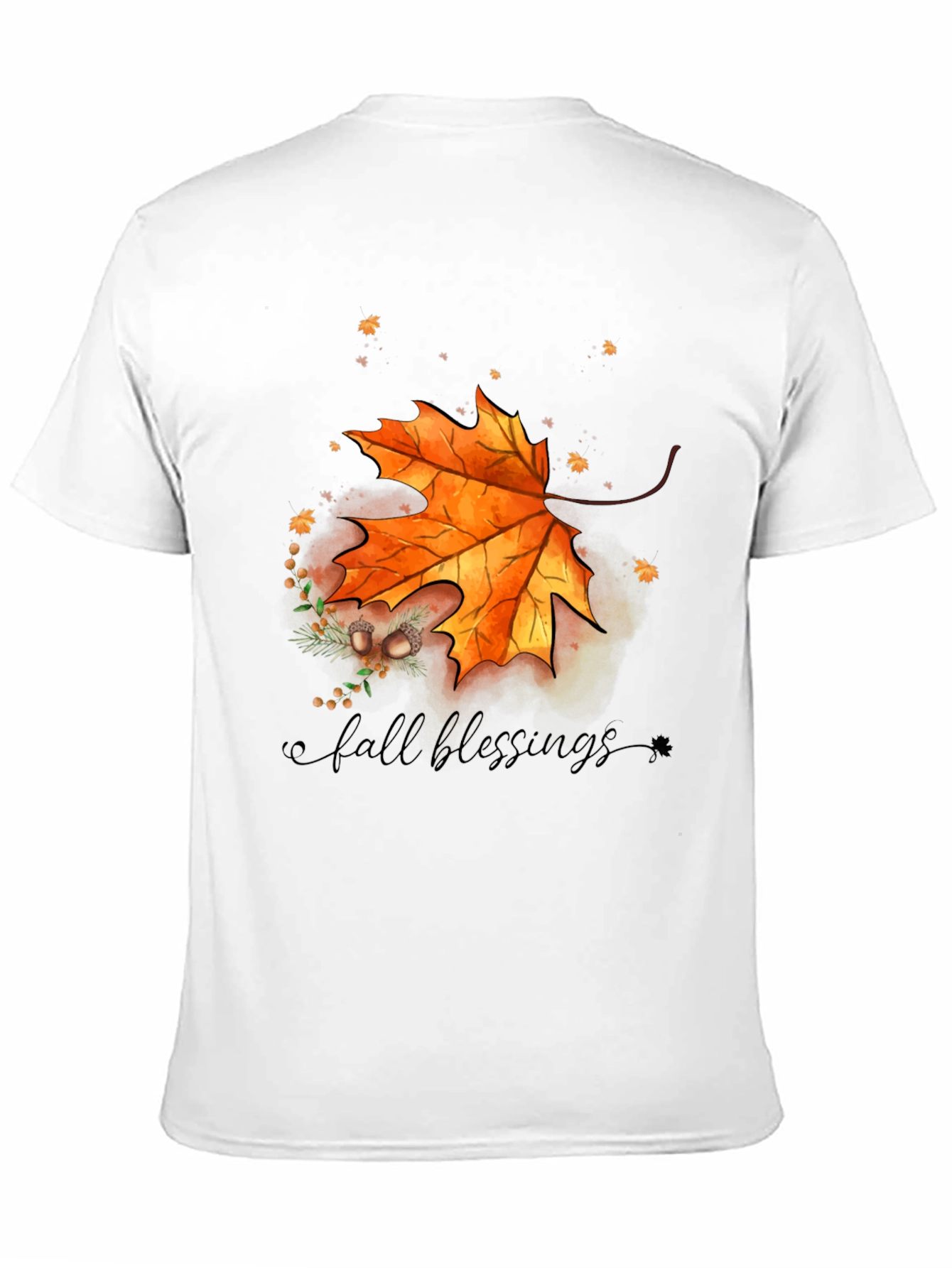 Black Fall Blessings Graphic Tee view 11