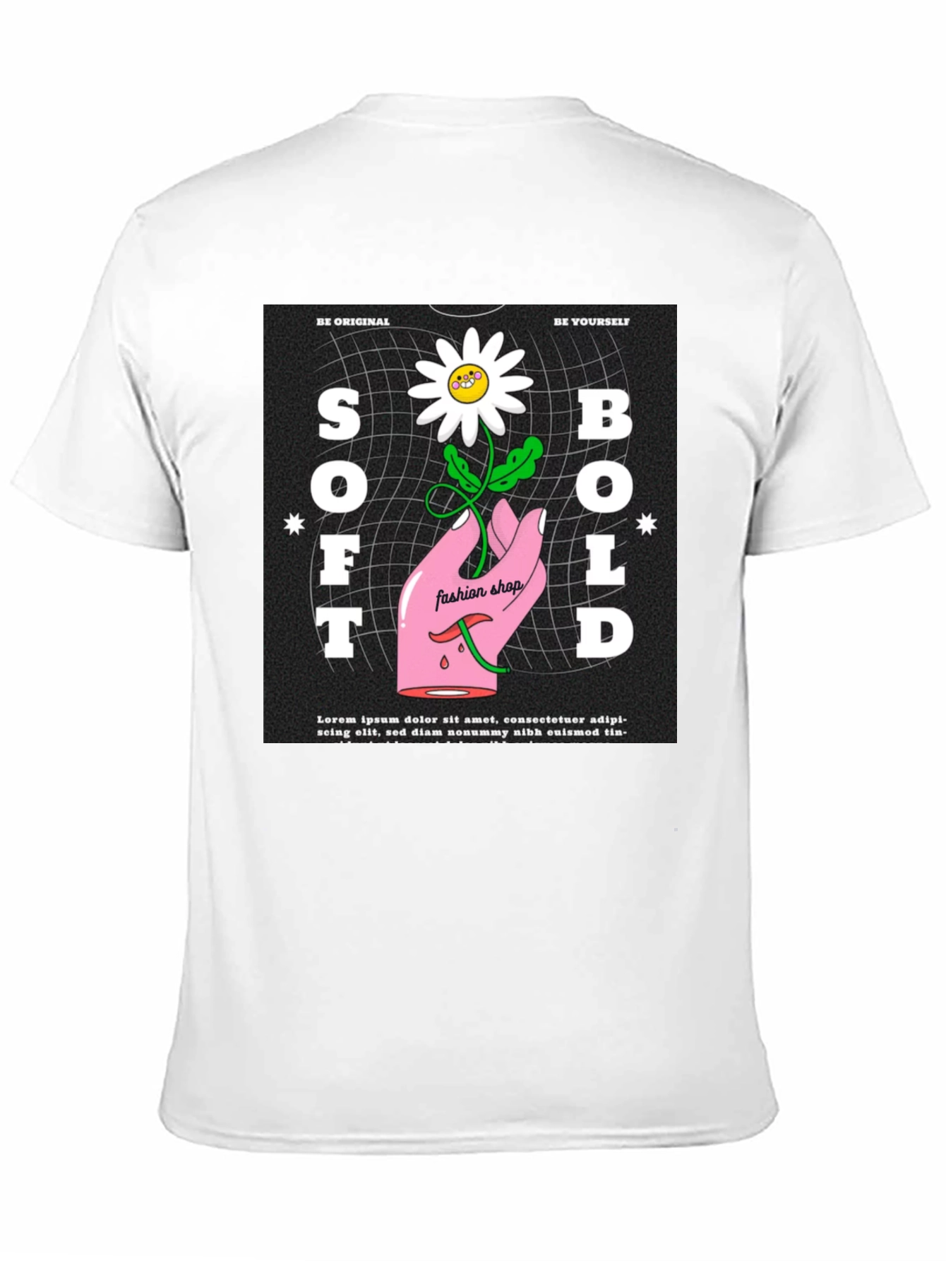 Black Soft & Bold Graphic Tee - Unique Design view 11