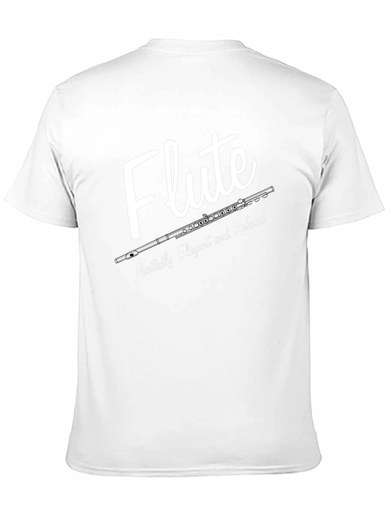 Black Flute Elegant & Refined Graphic T-Shirt view 11