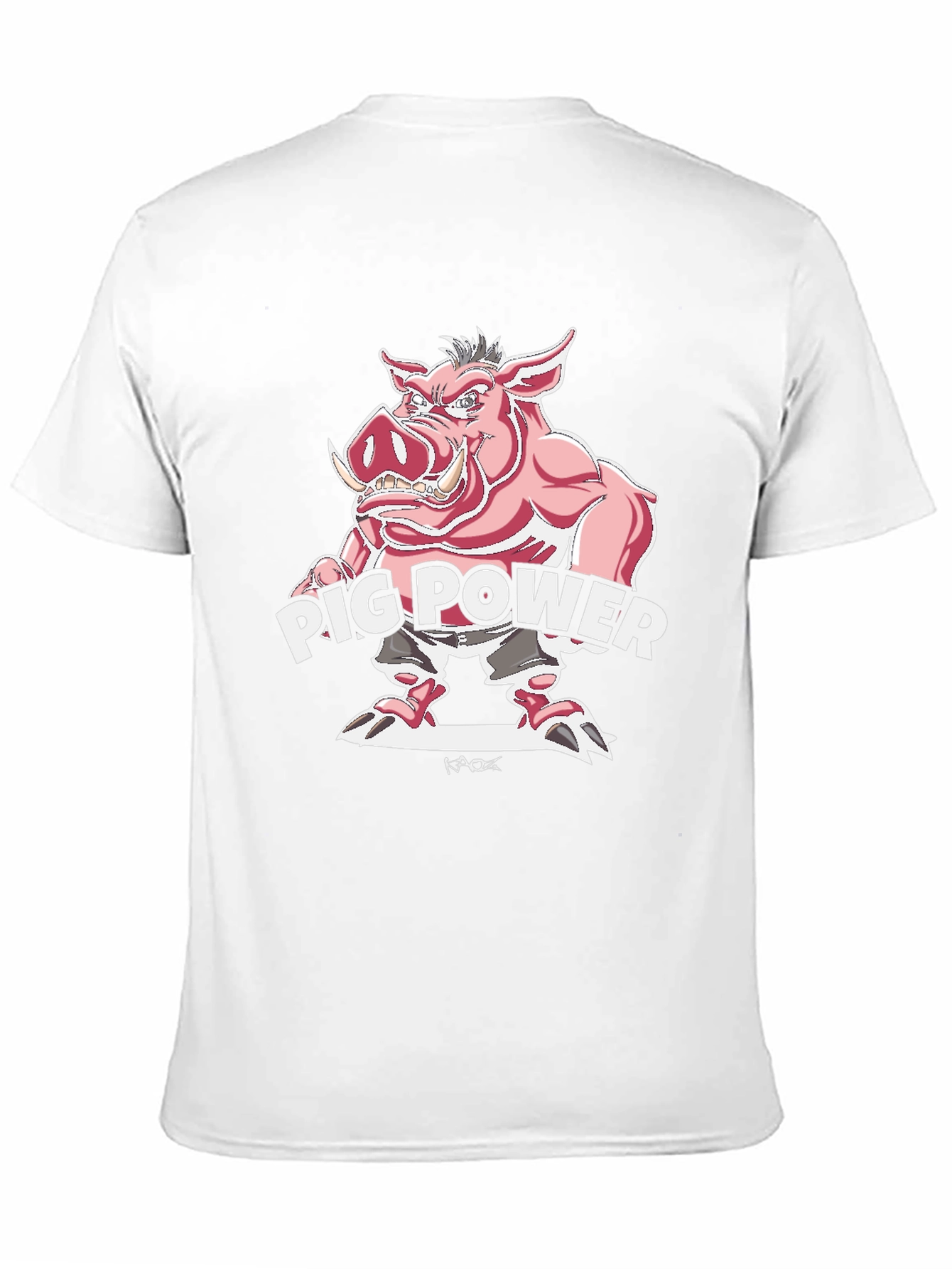 Black Pig Power Graphic Tee - Black view 11