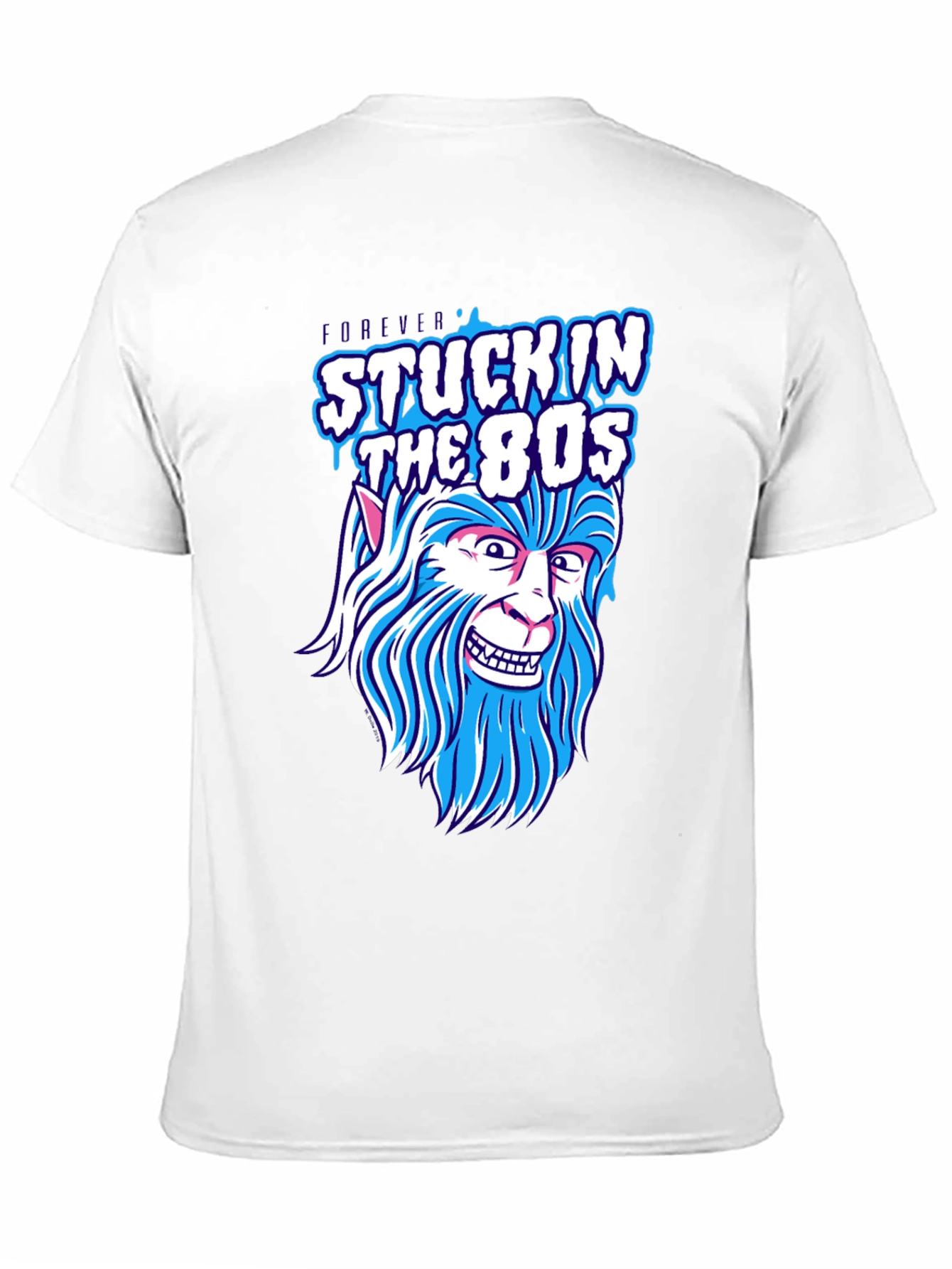 Black Stuck in the 80s Werewolf Graphic Tee view 11