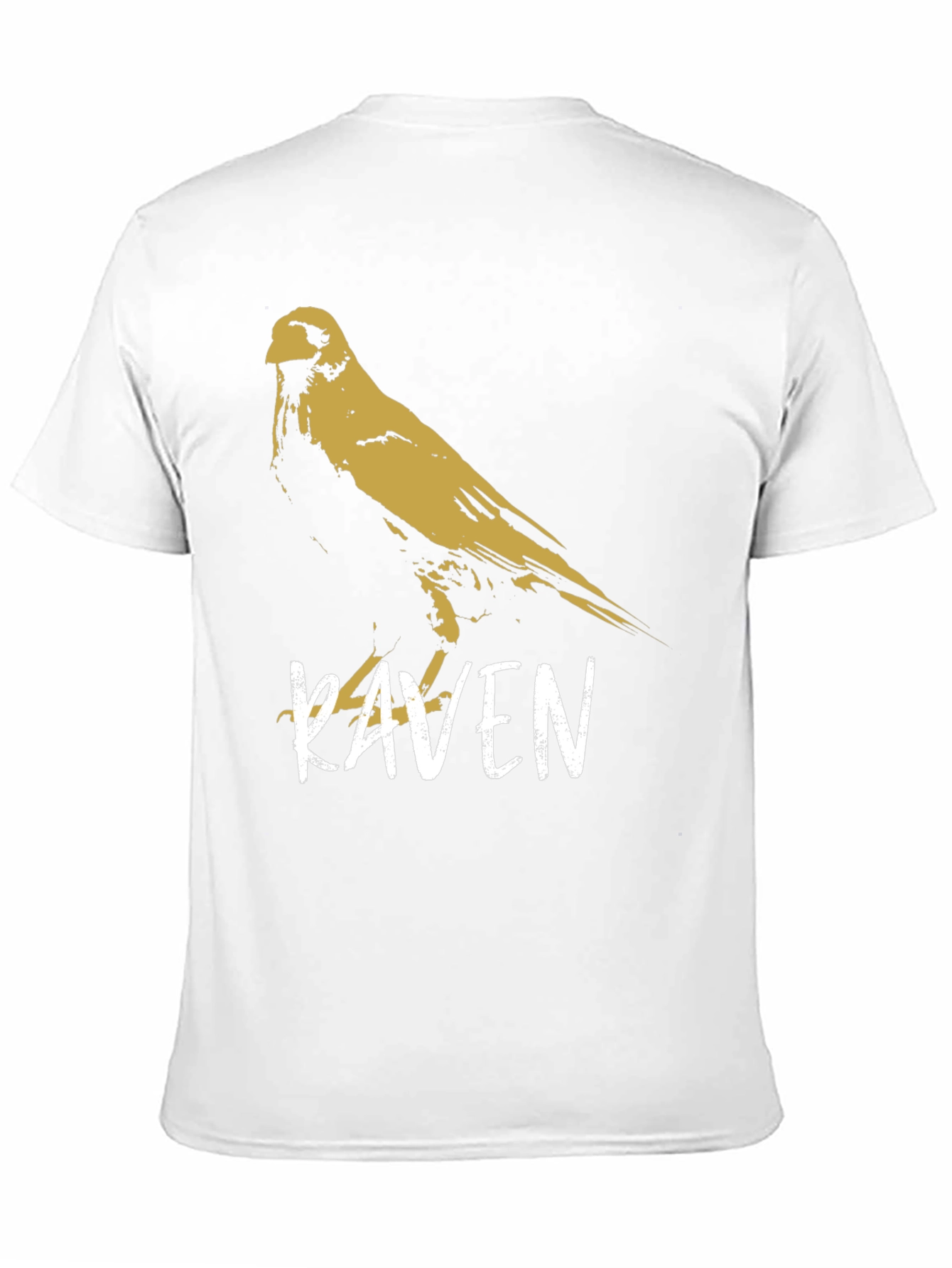 Black Raven Graphic T-Shirt - Stylish Bird Design view 11