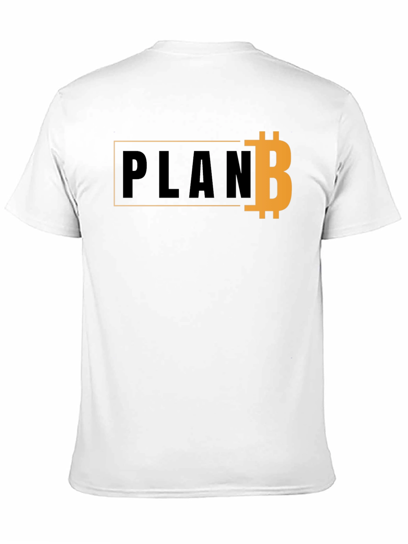Black Plan B Bitcoin Graphic T-Shirt view 11