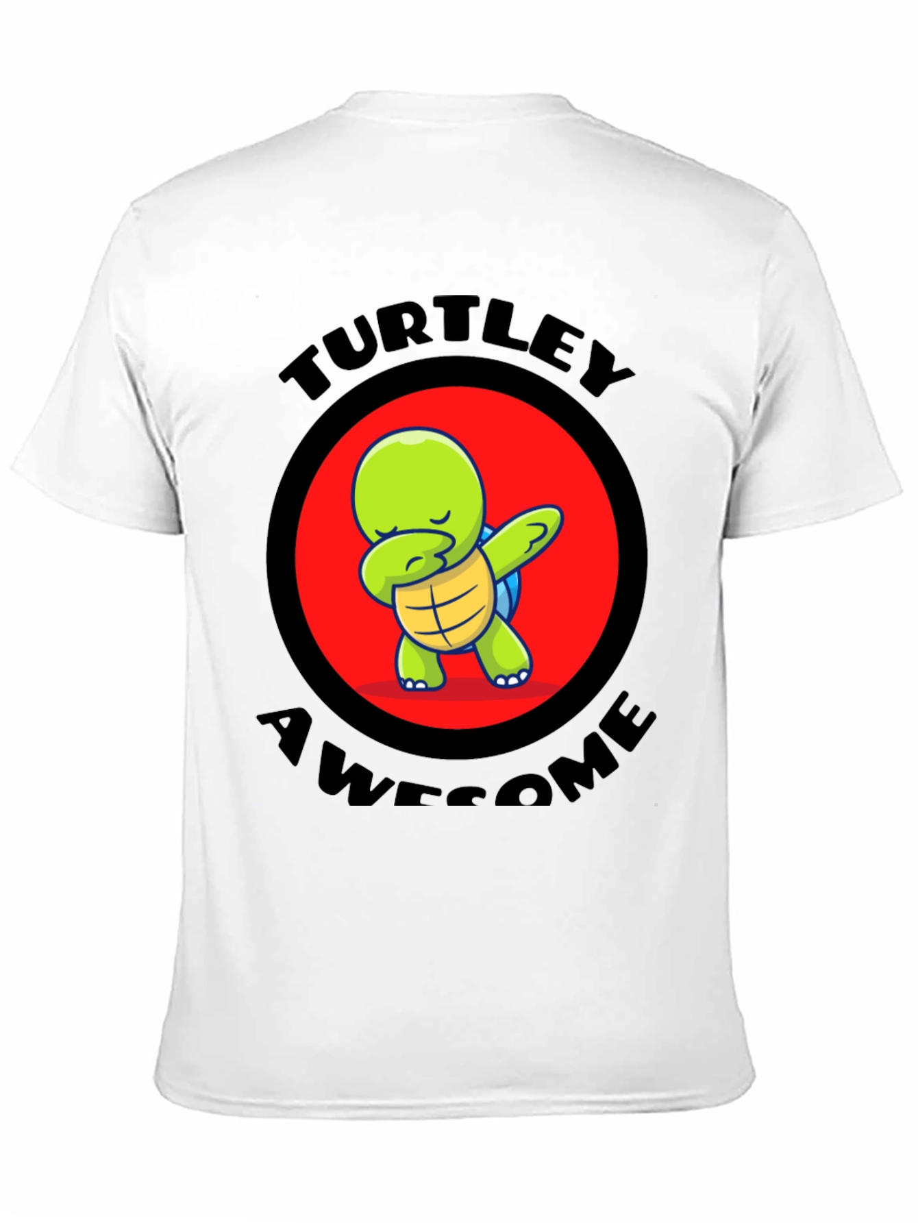 Black Turtley Awesome Turtle Dabbing T-Shirt view 11