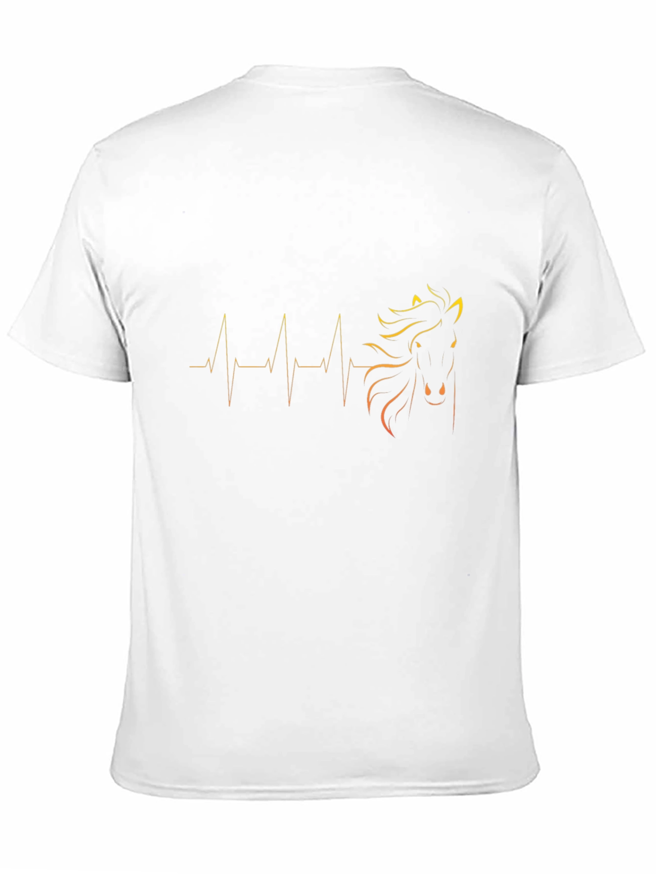 Black Horse Heartbeat Graphic Tee view 11