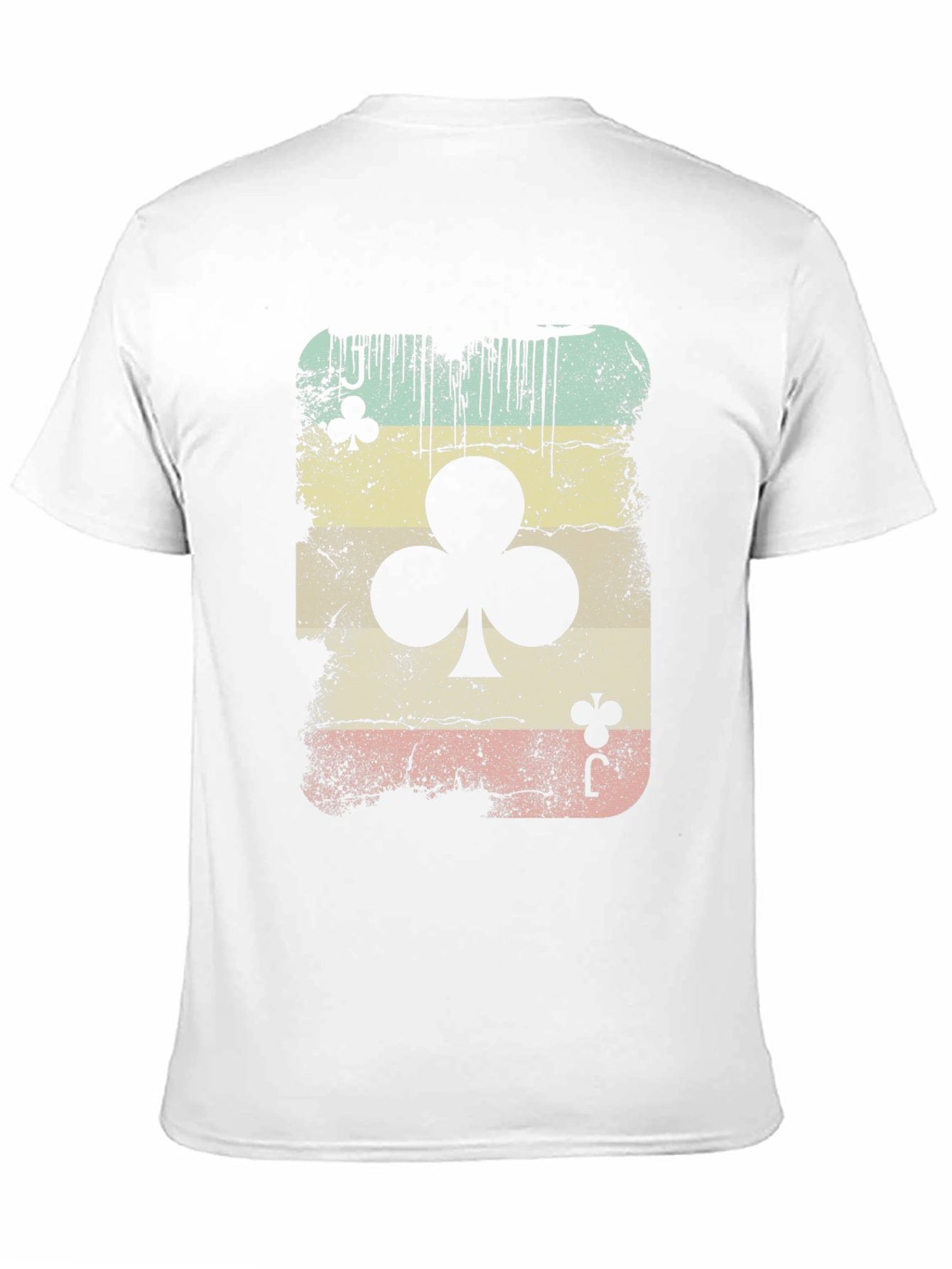 Black Vintage Club Card Graphic Tee - Black view 11