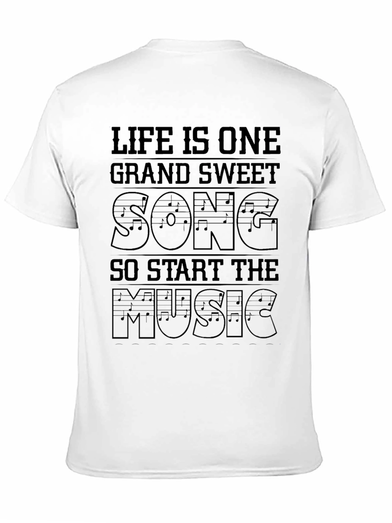 Black Life is One Grand Sweet Song Graphic Tee view 11