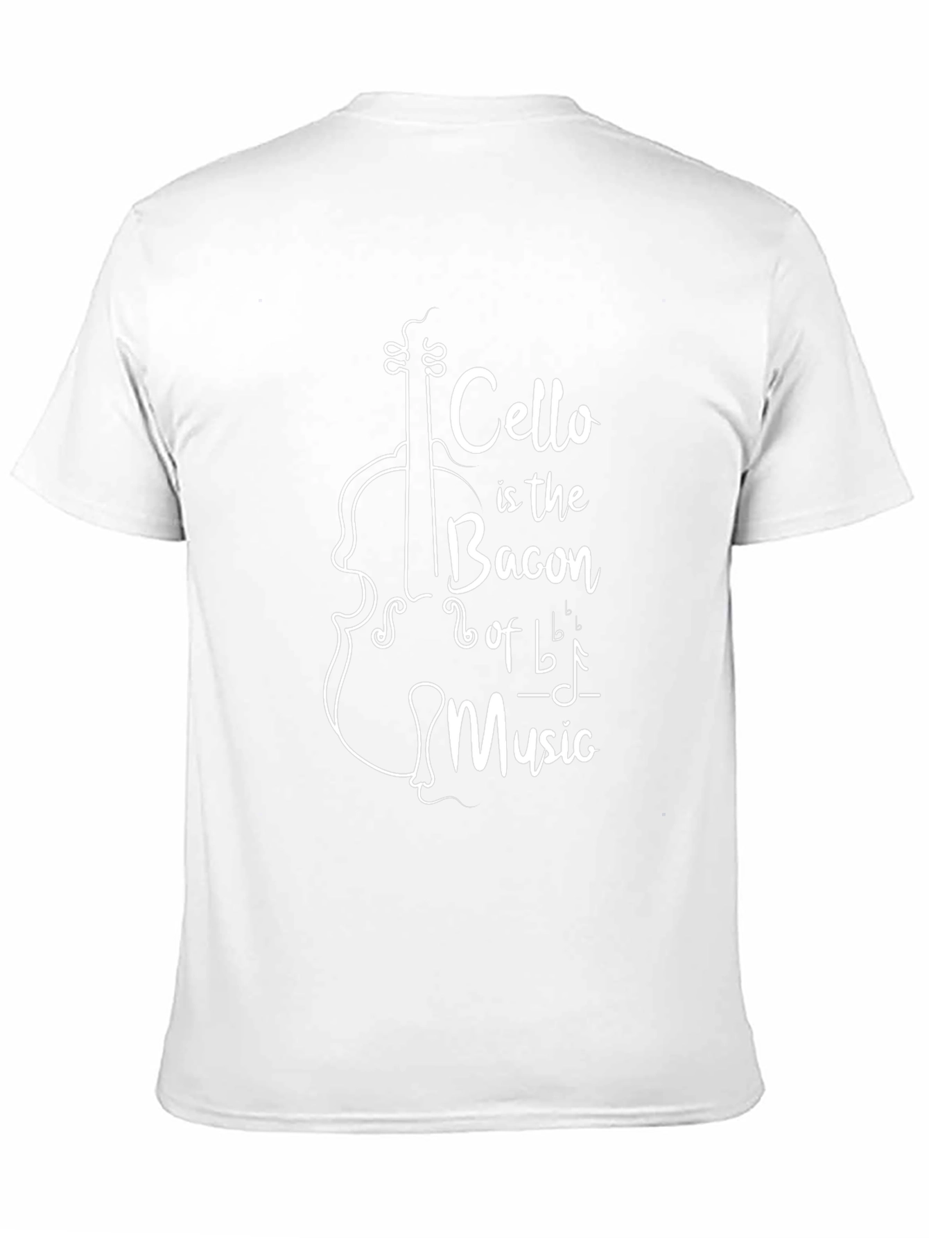Black Cello is the Bacon of Music - Graphic Tee view 11