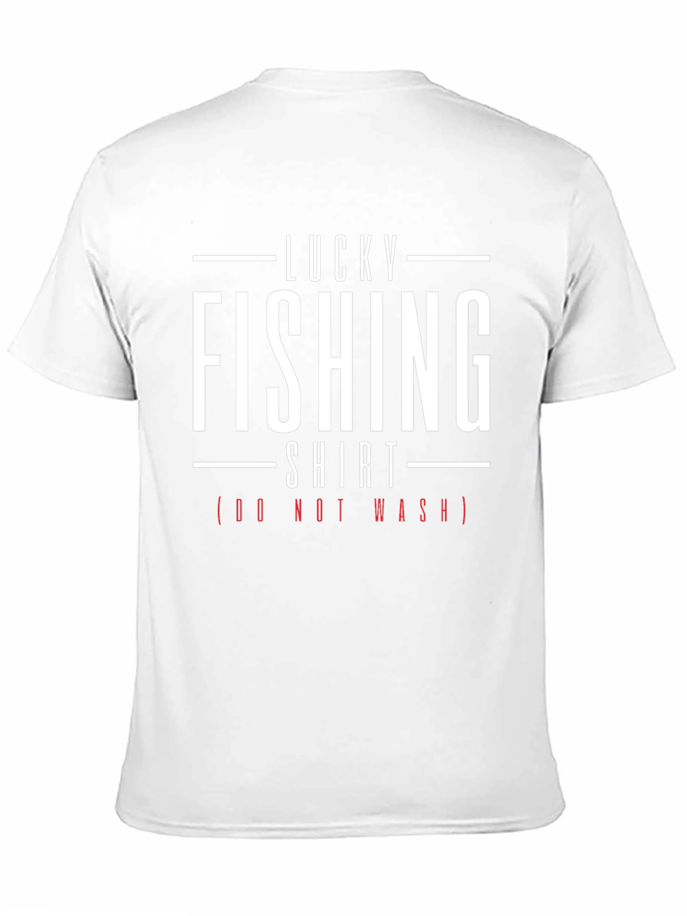 Black Lucky Fishing Shirt - Novelty Graphic Tee view 11
