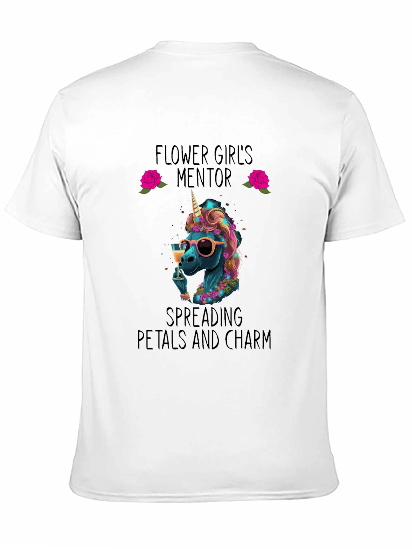Black Flower Girl's Mentor Graphic T-Shirt view 11