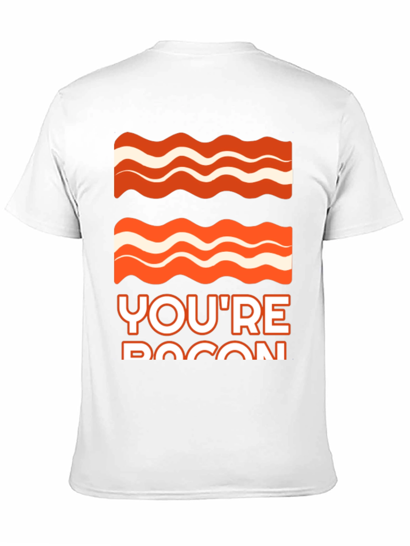Black Bacon Graphic Tee - You're Bacon Funny T-Shirt view 11