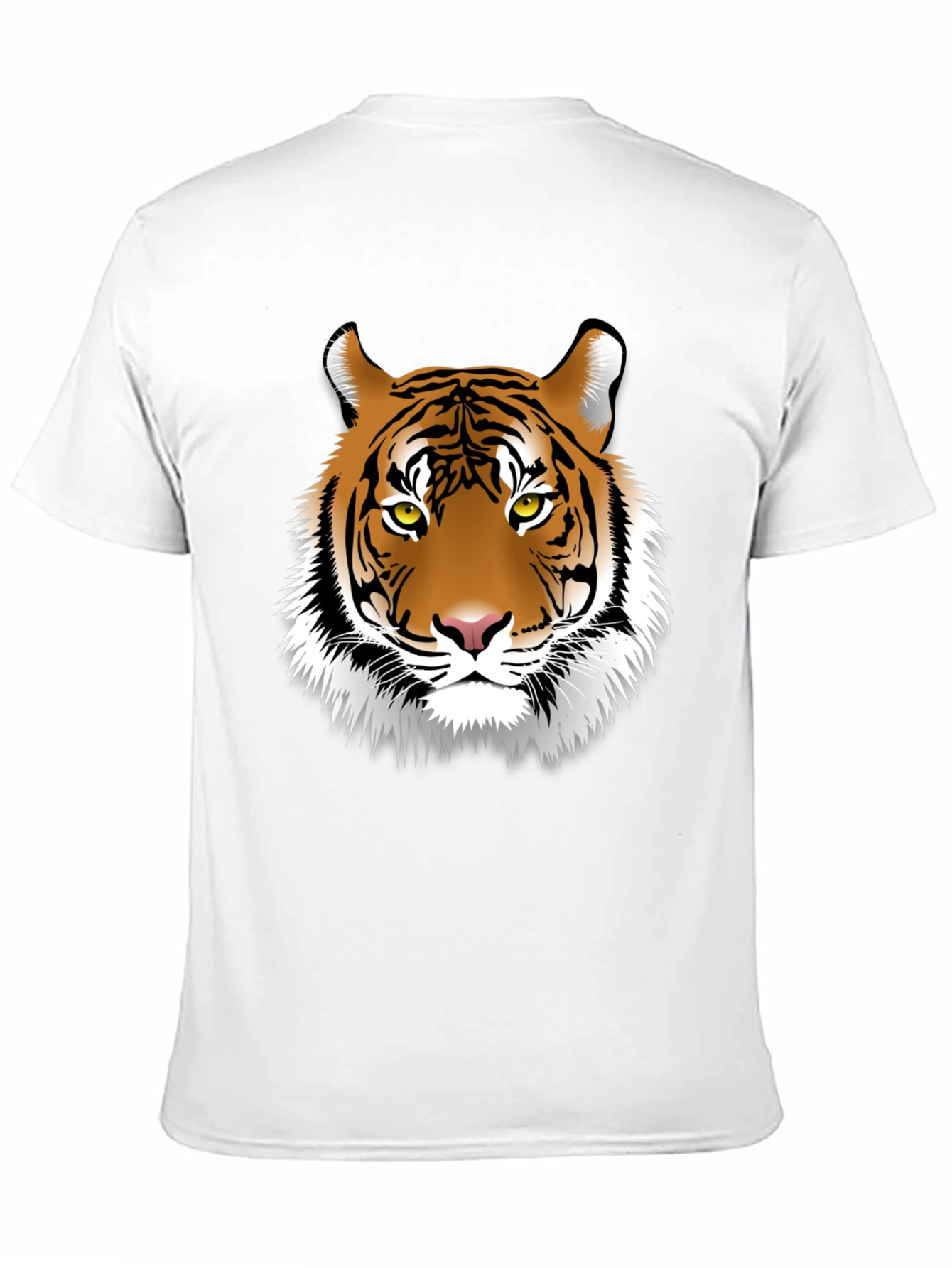 Black Tiger Graphic Tee - Black Cotton Blend T-Shirt view 11