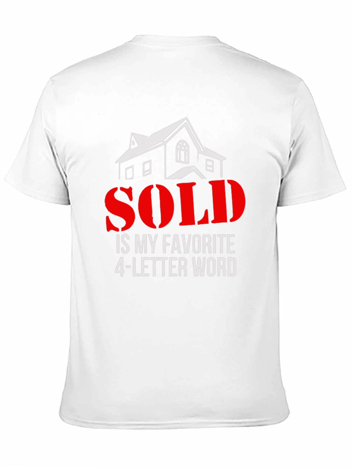Black SOLD is My Favorite 4 Letter Word T-Shirt view 11