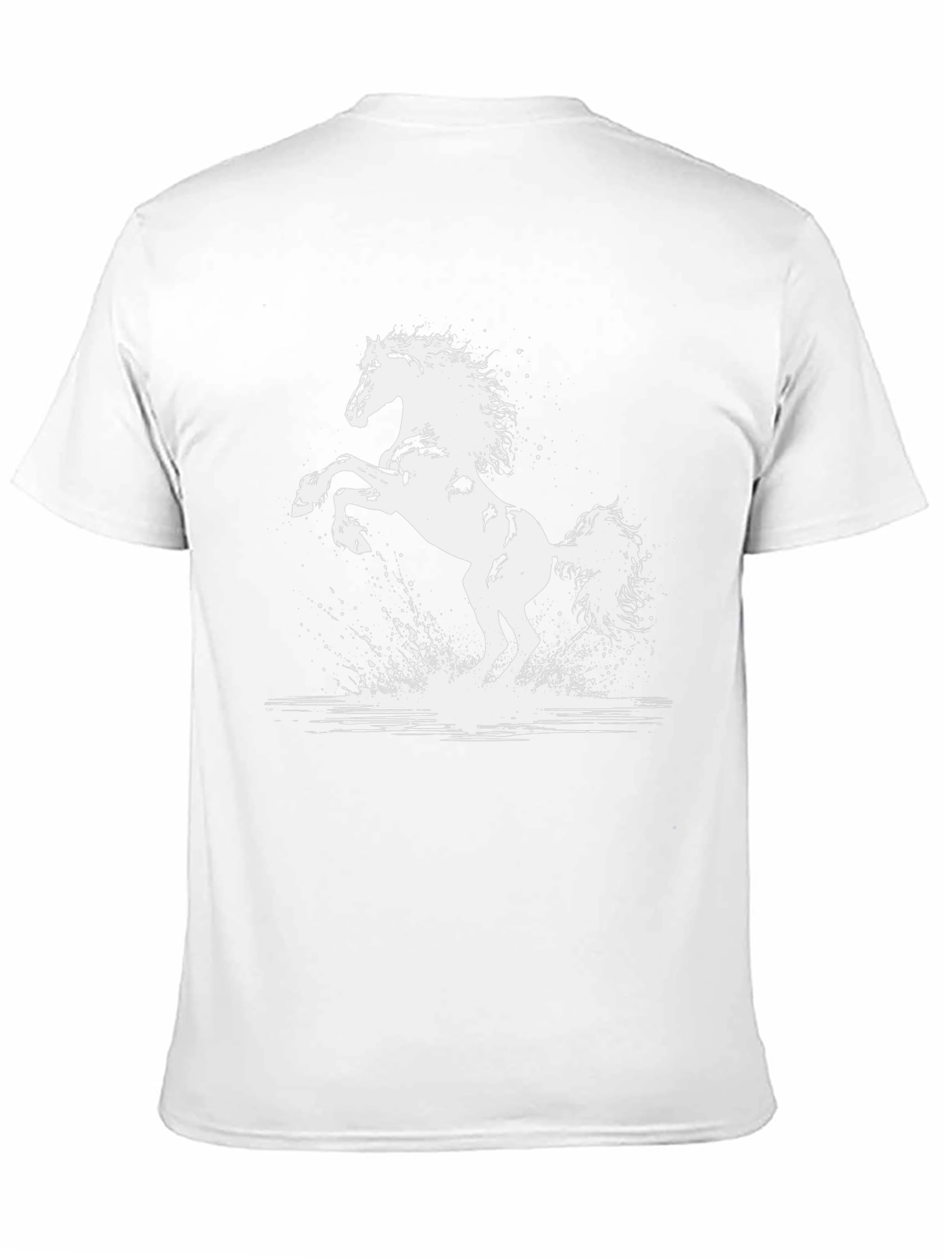 Black Black Horse Graphic Tee - Stylish Men's T-Shirt view 11