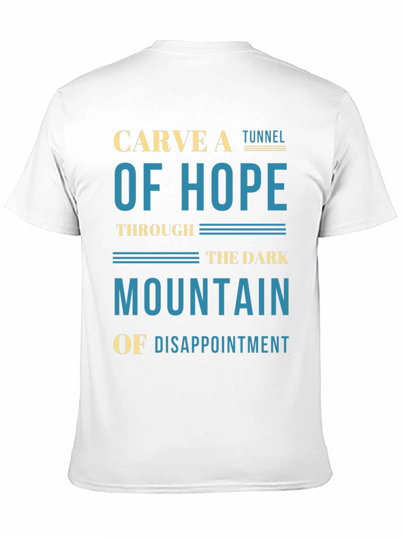 Black Carve A Tunnel of Hope Graphic T-Shirt view 11