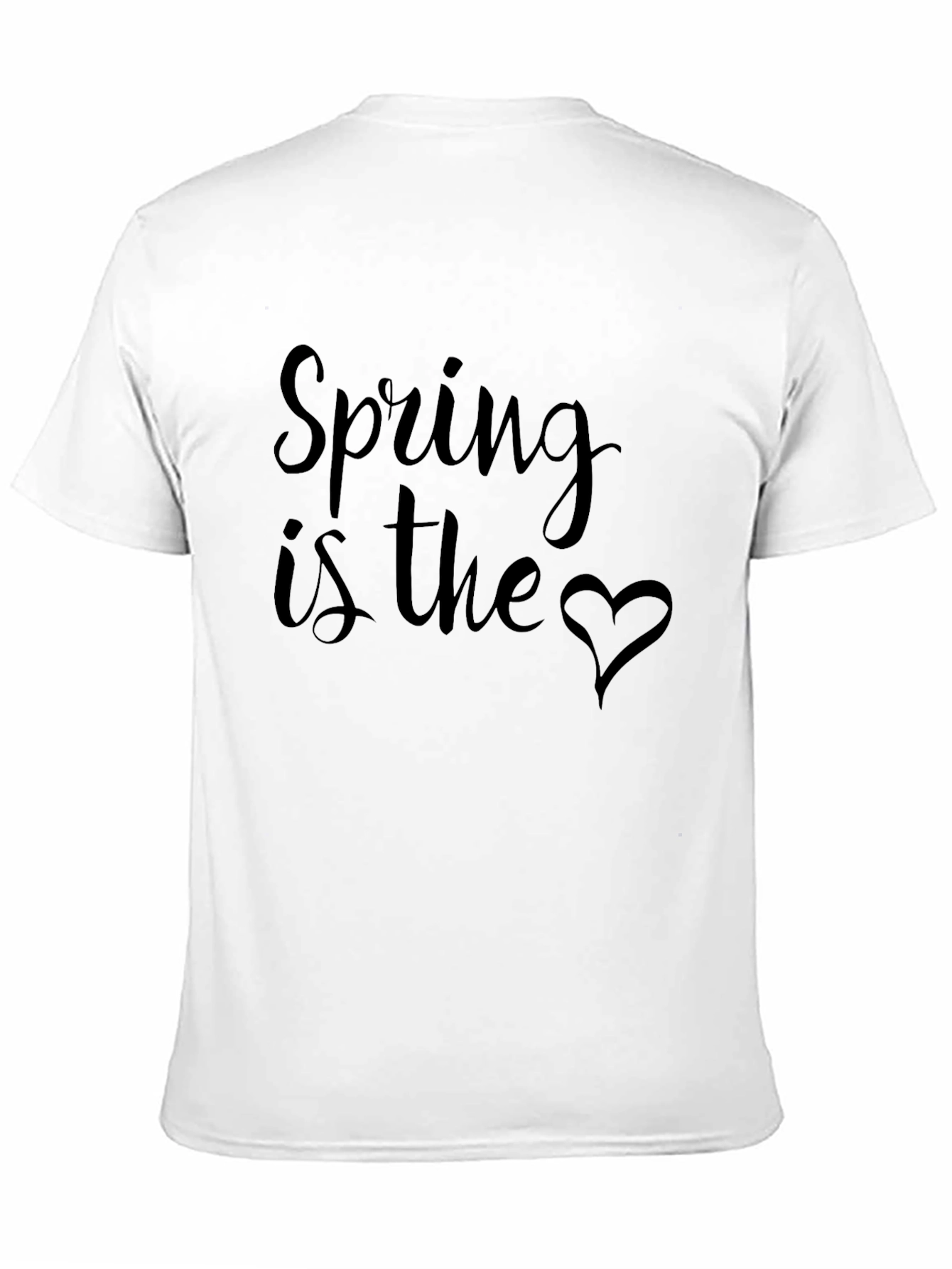 Black Spring Is The Heart Graphic Tee view 11