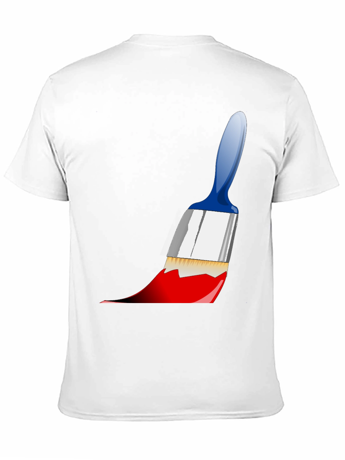 Black Paintbrush Graphic Tee - Artistic Expression view 11