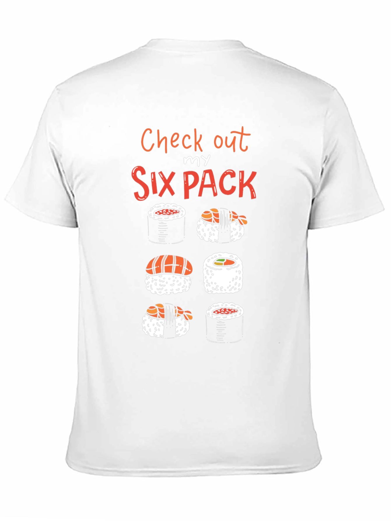 Black Sushi Six Pack T-Shirt view 11