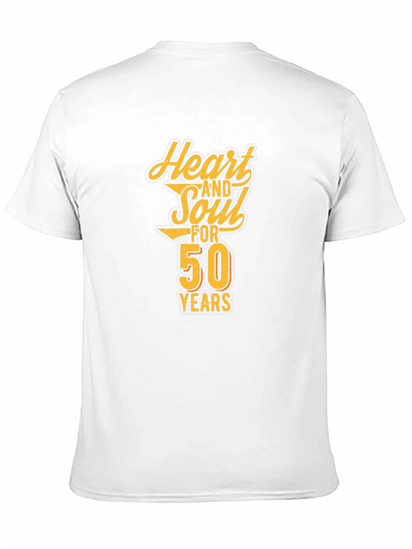 Black Heart and Soul 50 Years Black Graphic Tee view 11