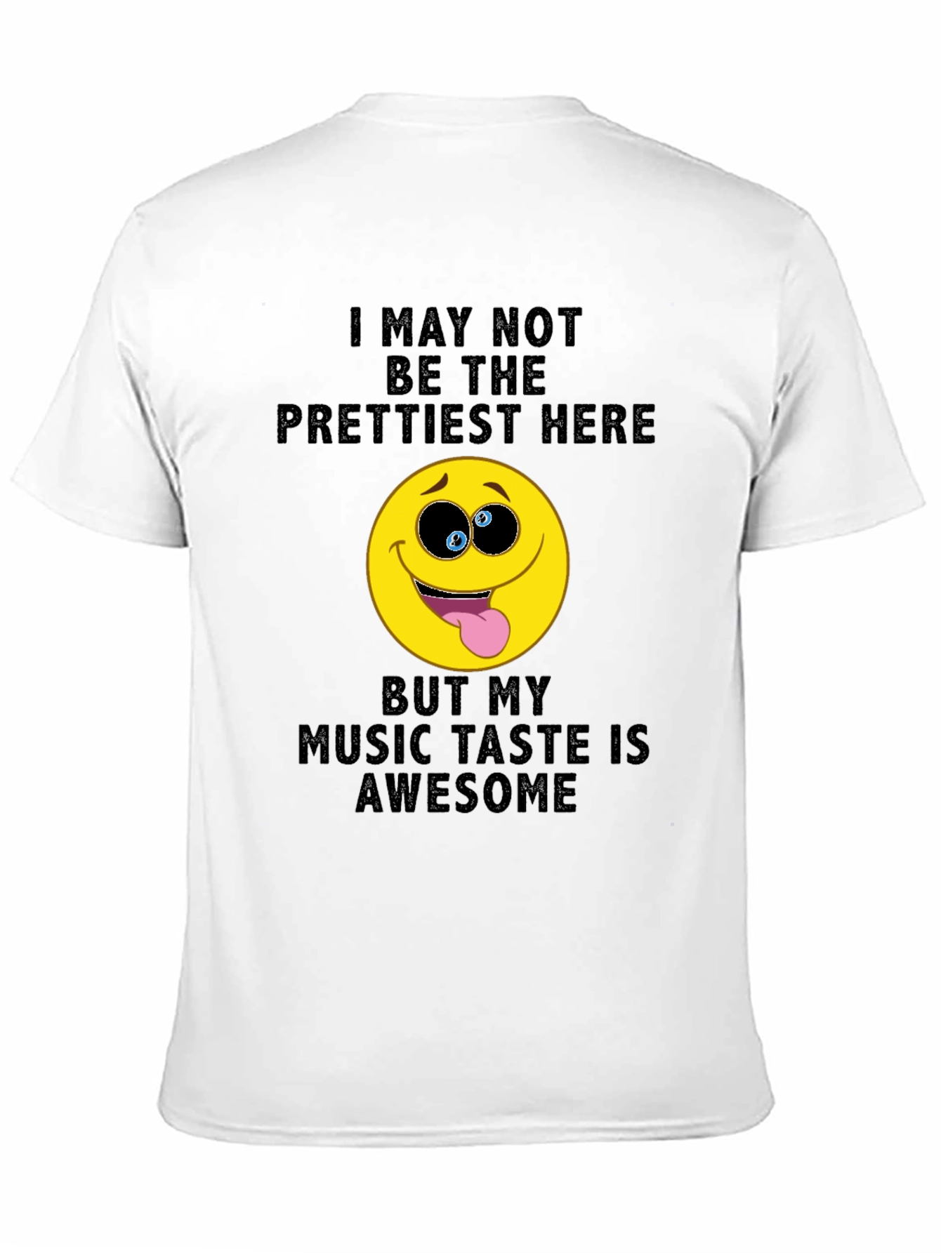 Black Funny Music Lover T-Shirt: I May Not Be The Prettiest view 11