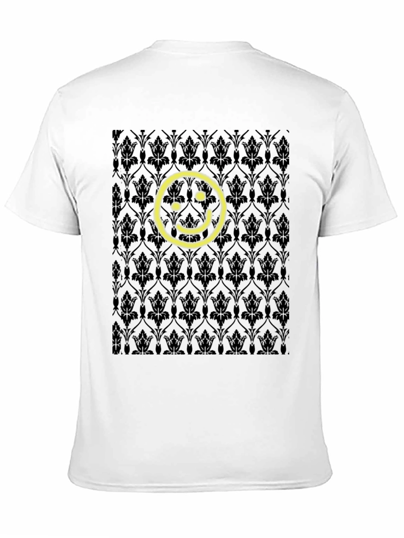Black Smiley Face Sherlock Wallpaper T-Shirt view 11