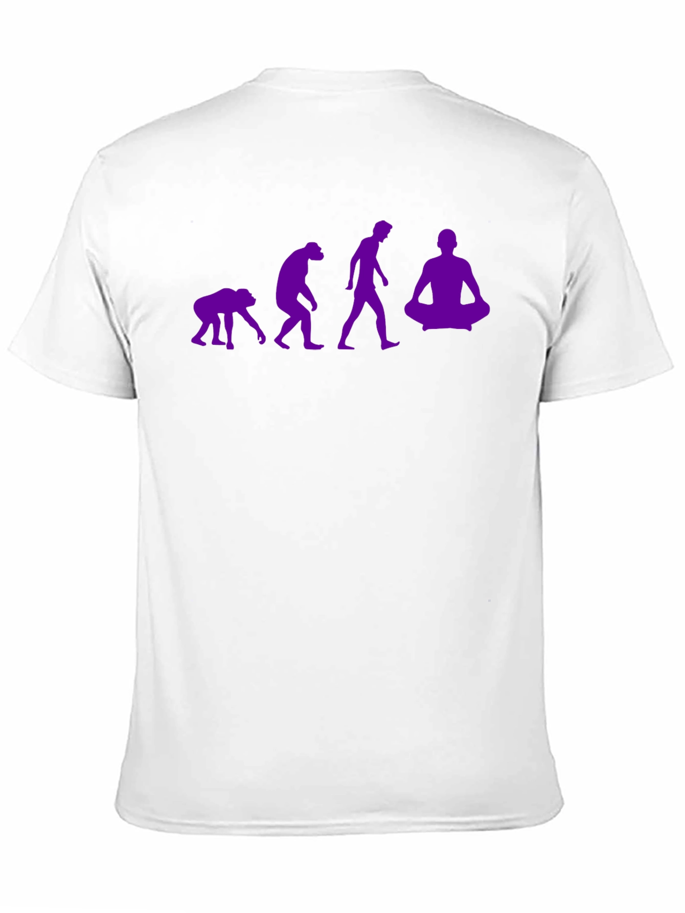 Black Evolution of Man Graphic T-Shirt view 11