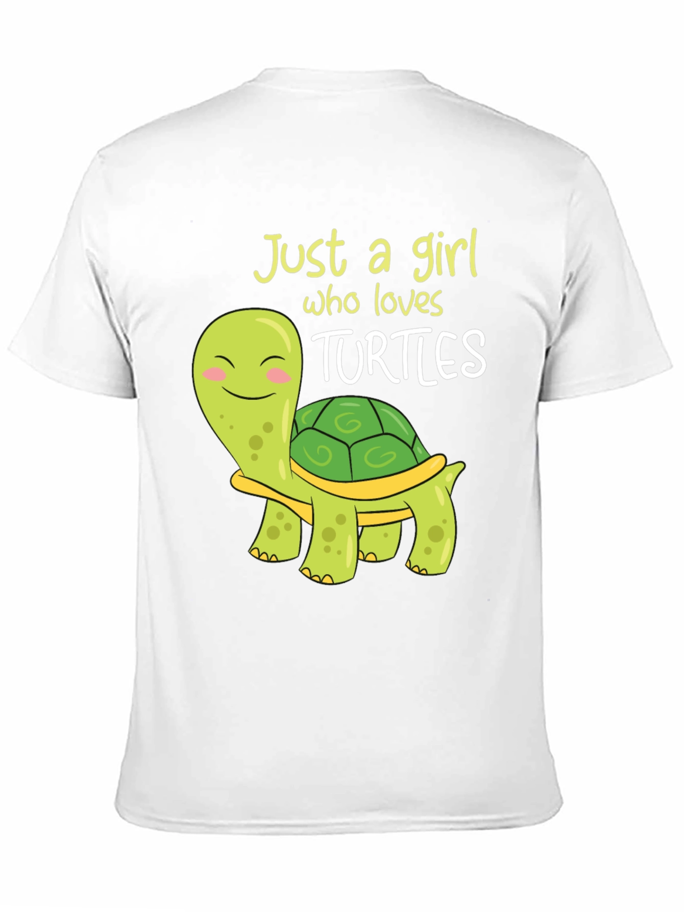 Black Cute Turtle Lover T-Shirt - Just A Girl Who Loves Turtles! view 11