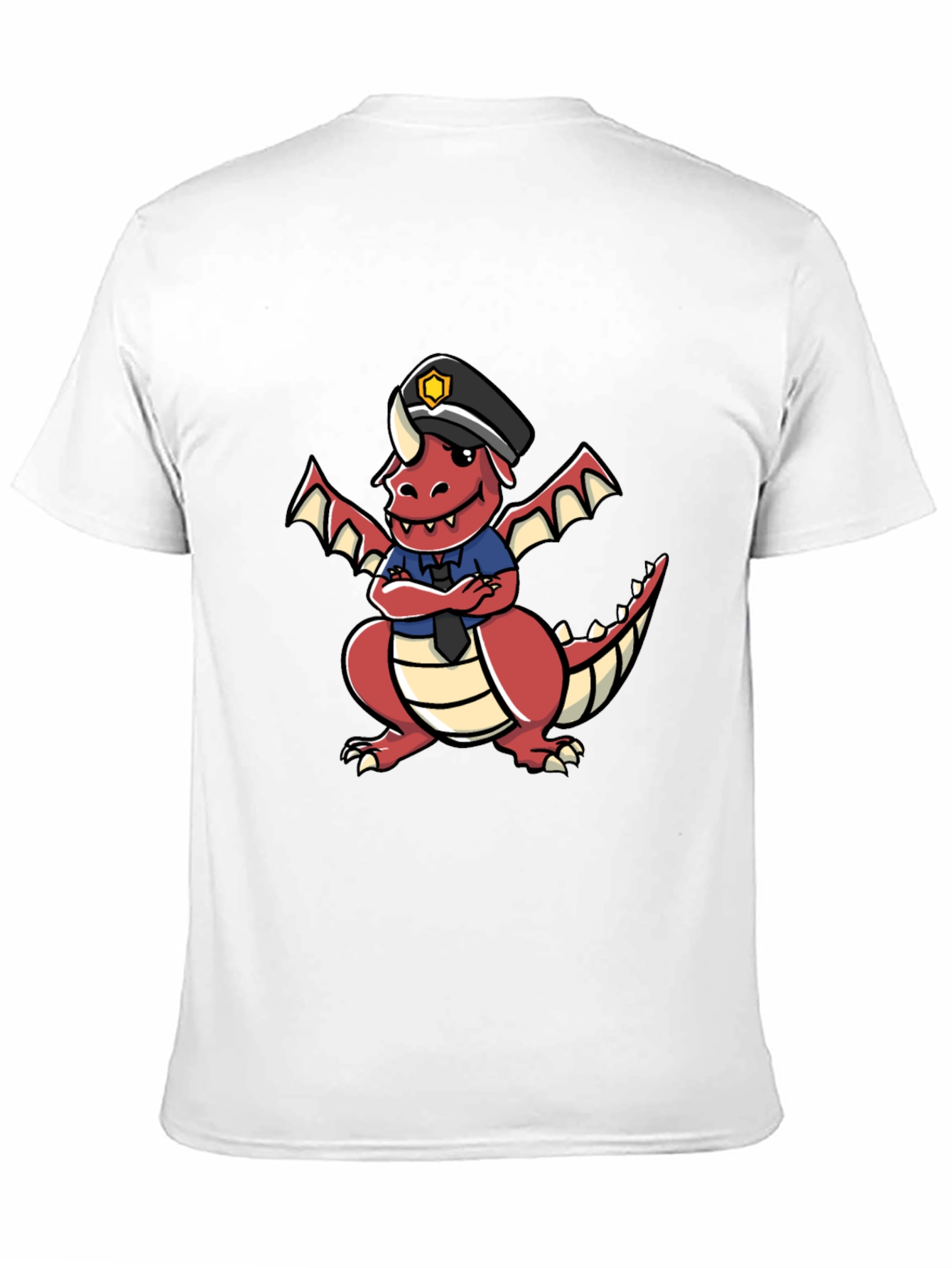 Black Dragon Police Officer T-Shirt view 11