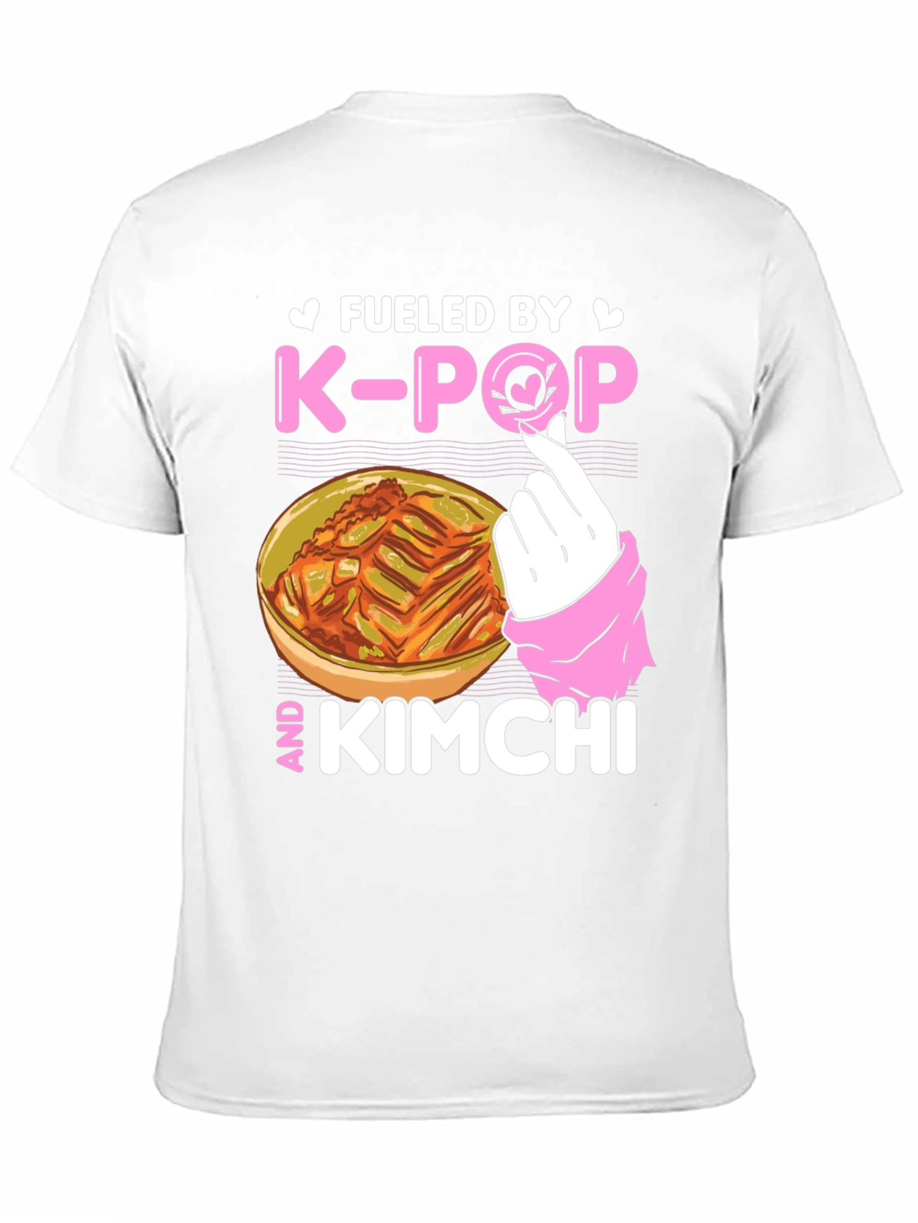 Black Fueled by K-POP and Kimchi T-Shirt view 11