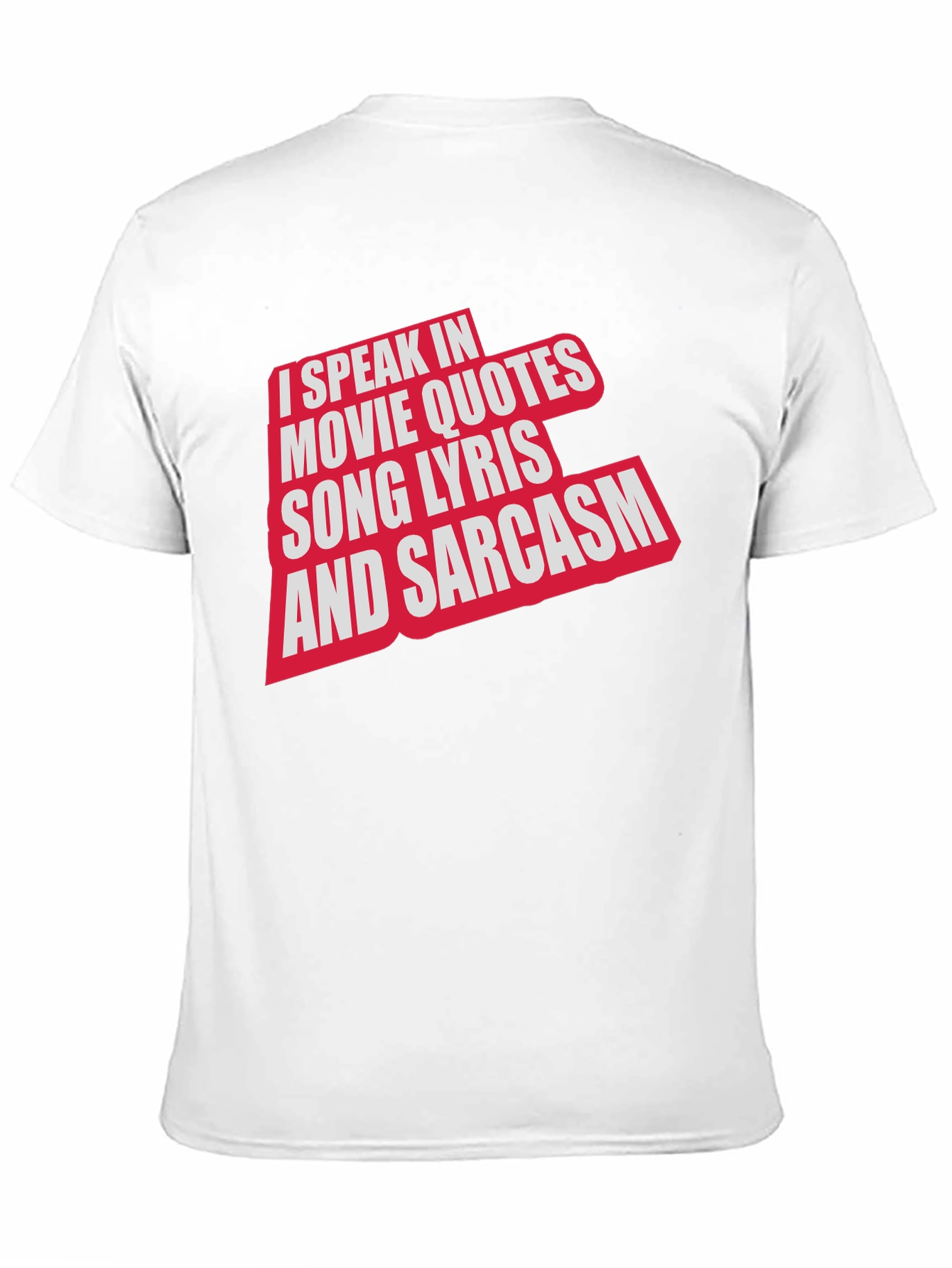 Black Movie Quotes & Sarcasm Black T-Shirt view 11